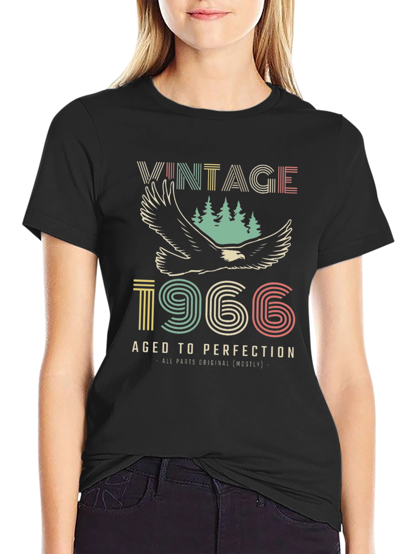 Vintage 1966 Aged to Perfection Graphic T-Shirt
