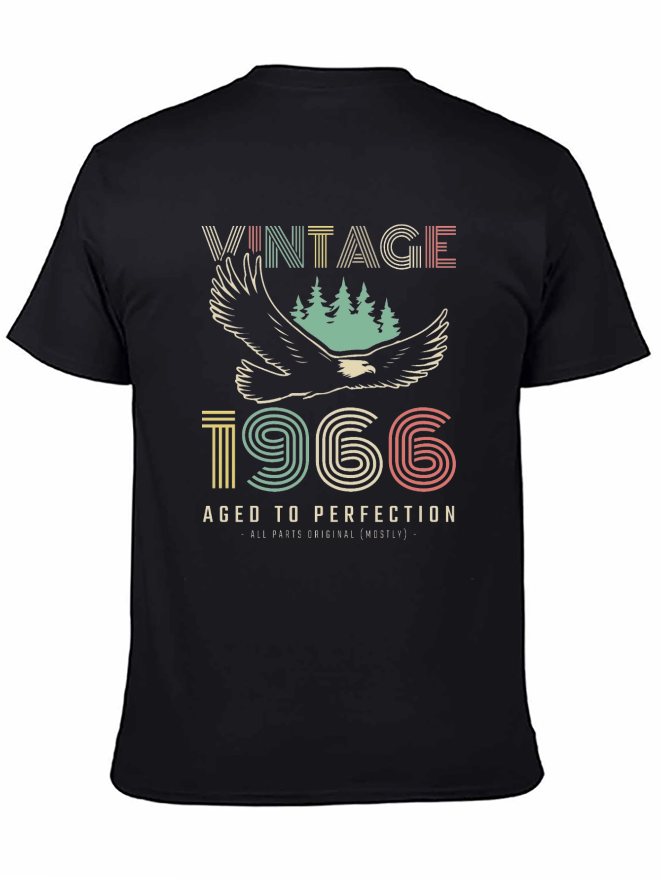 Vintage 1966 Aged to Perfection Graphic T-Shirt