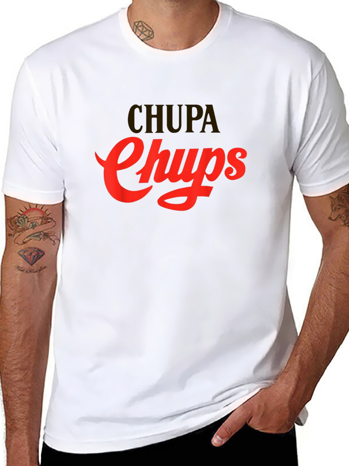 Chupa Chups Graphic T-Shirt - Black