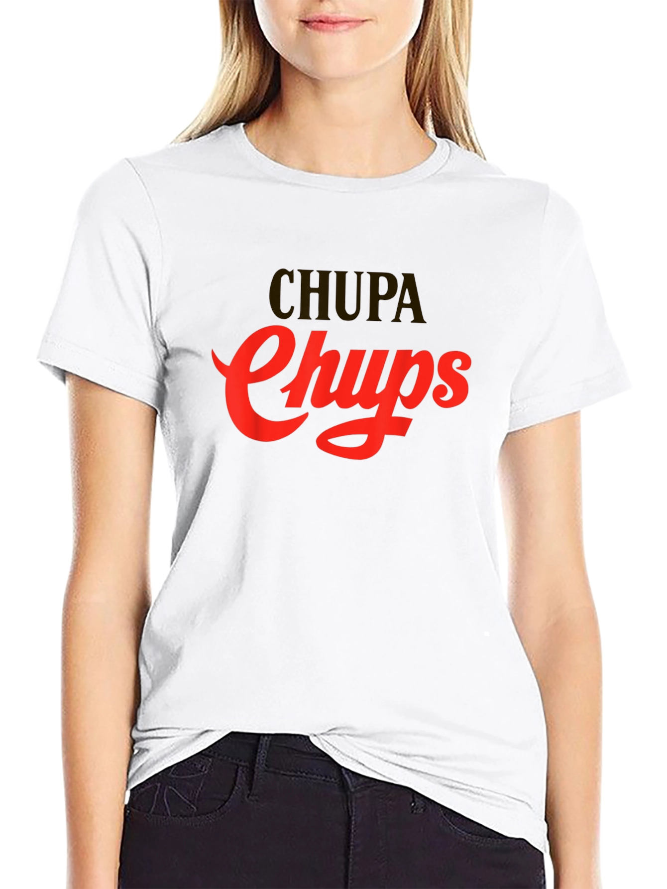 Chupa Chups Graphic T-Shirt - Black