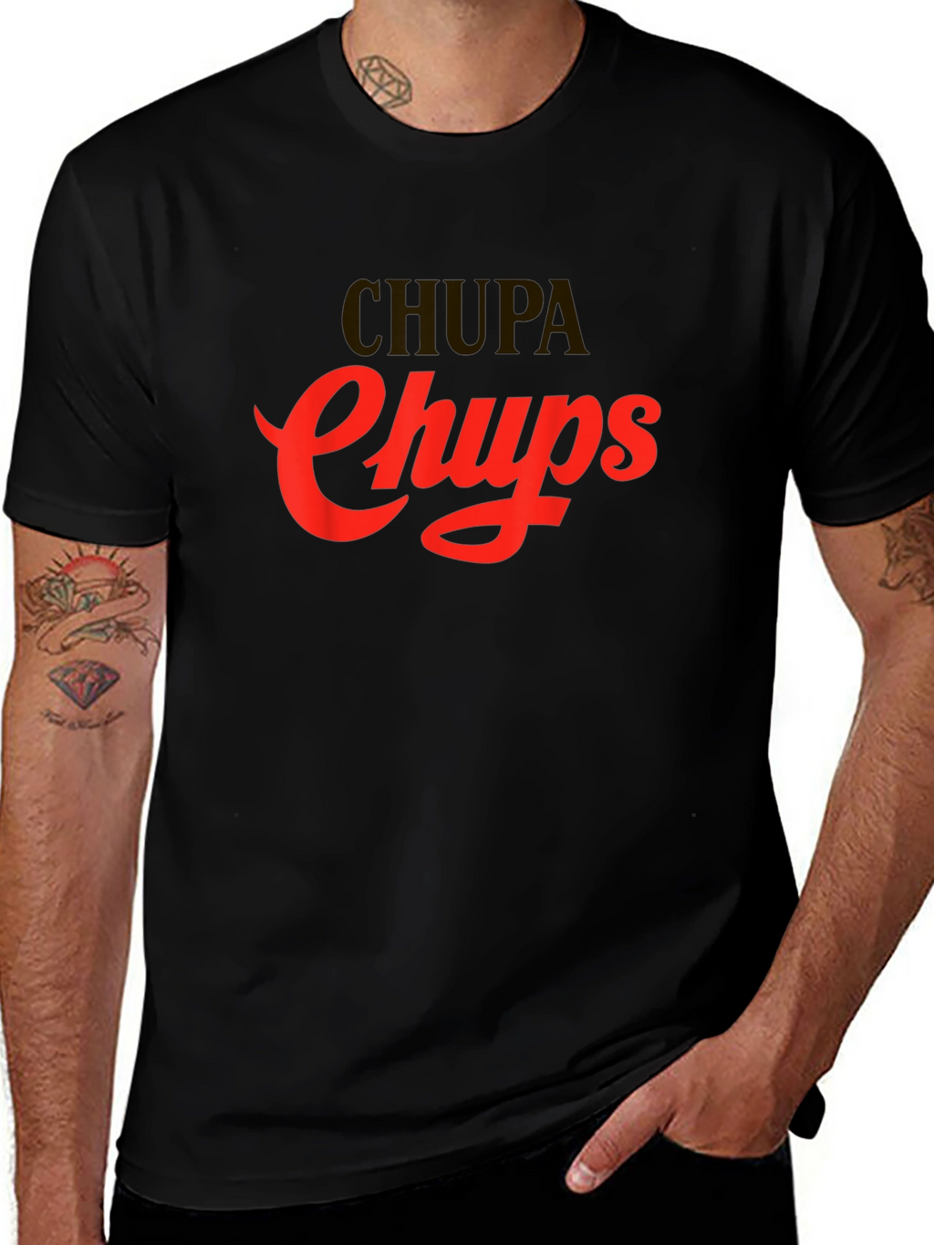 Chupa Chups Graphic T-Shirt - Black
