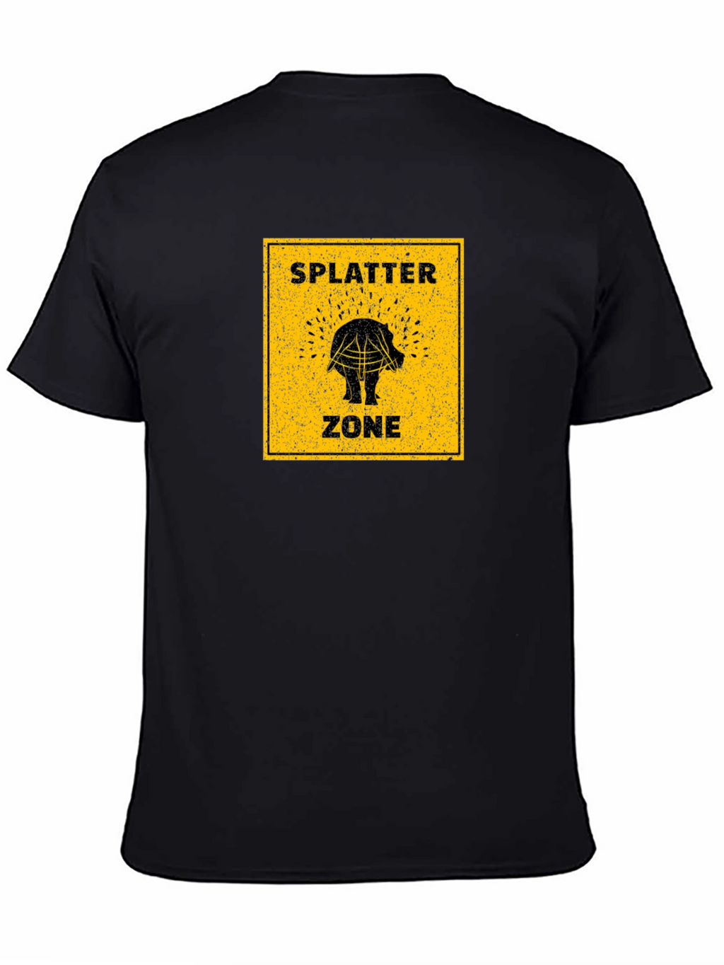 Splatter Zone Funny Graphic T-Shirt