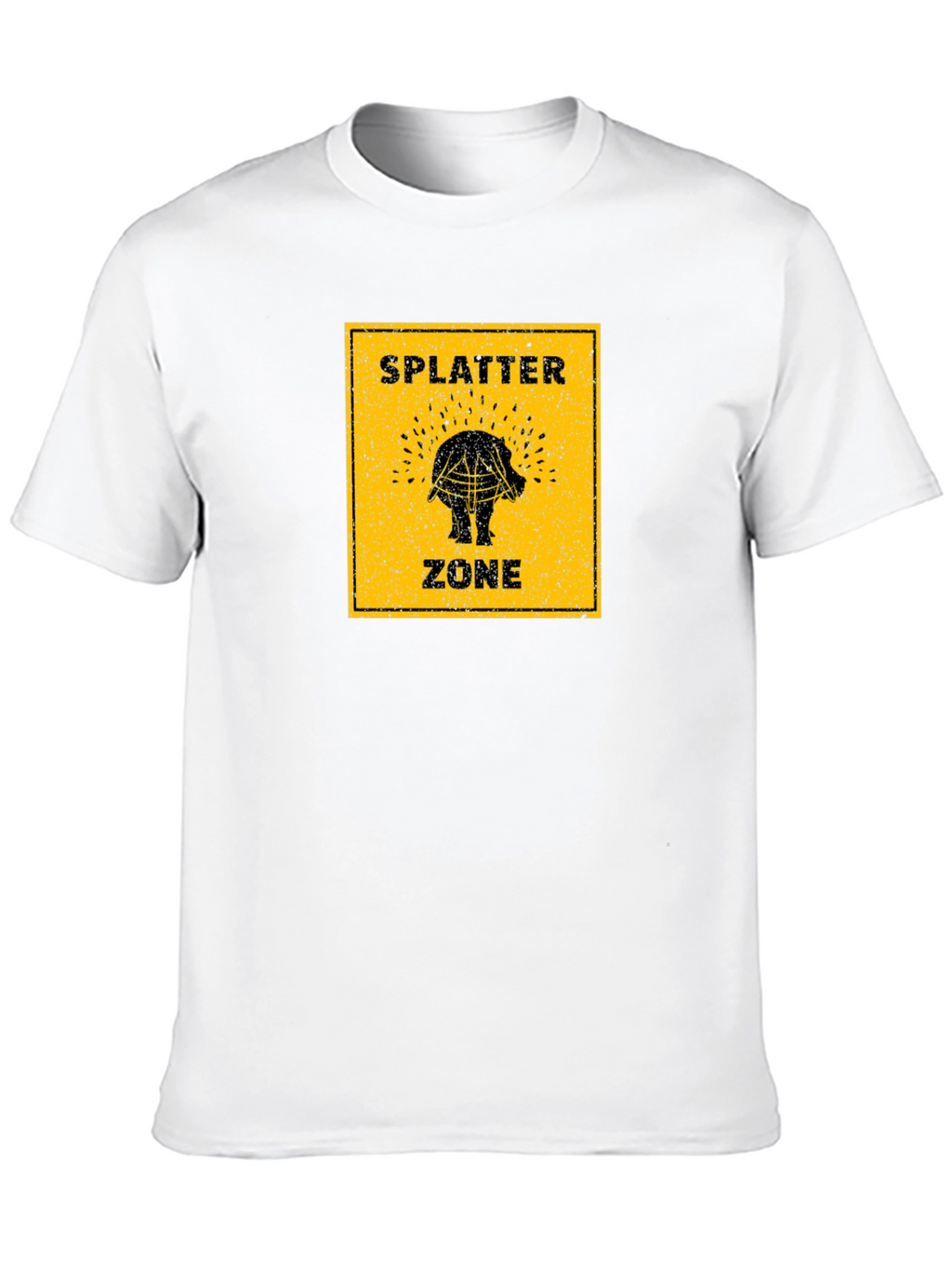 Splatter Zone Funny Graphic T-Shirt