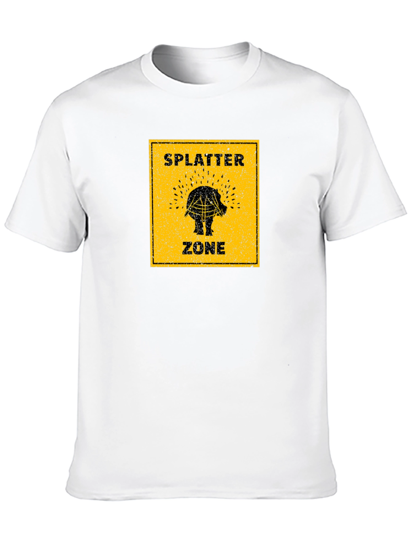 Splatter Zone Funny Graphic T-Shirt