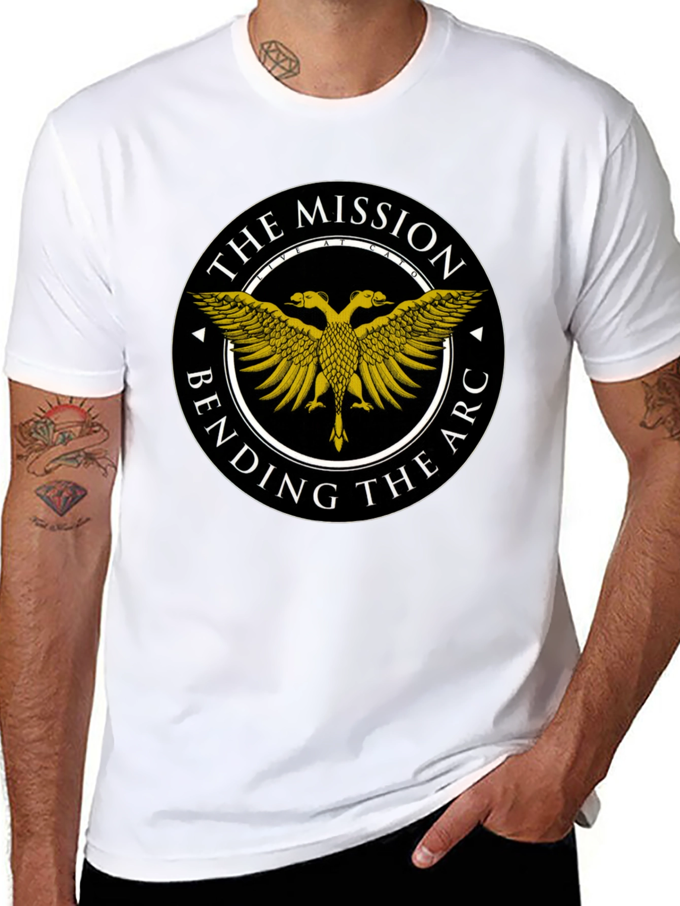 The Mission Bending the Arc Graphic Tee - Black