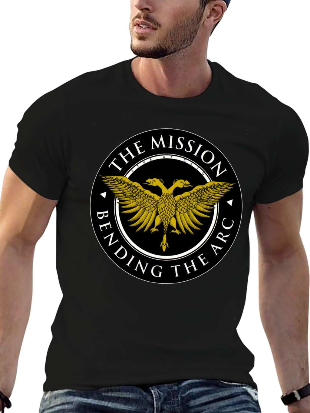 The Mission Bending the Arc Graphic Tee - Black