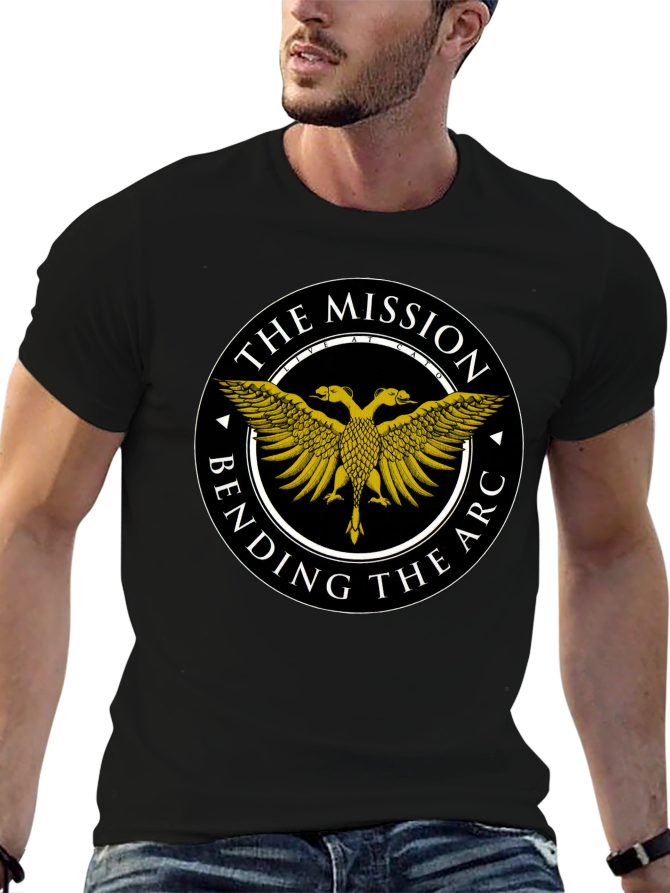 The Mission Bending the Arc Graphic Tee - Black