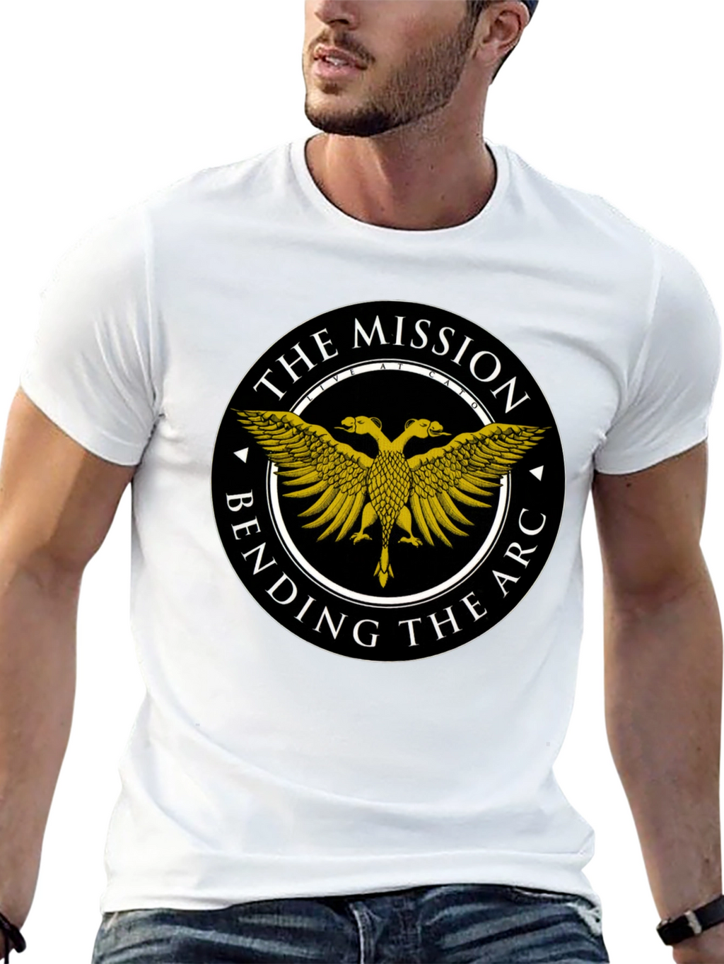 The Mission Bending the Arc Graphic Tee - Black