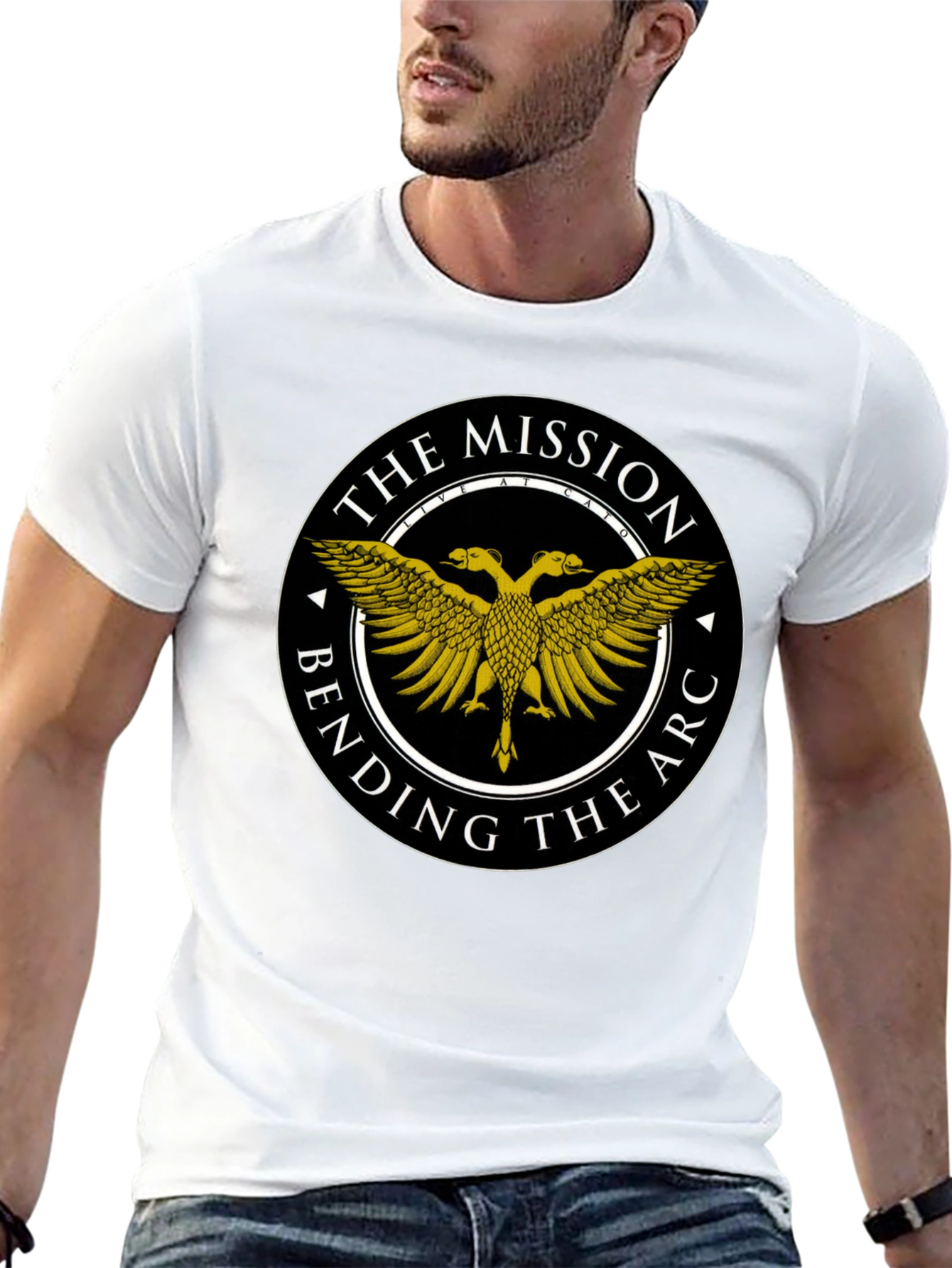 The Mission Bending the Arc Graphic Tee - Black
