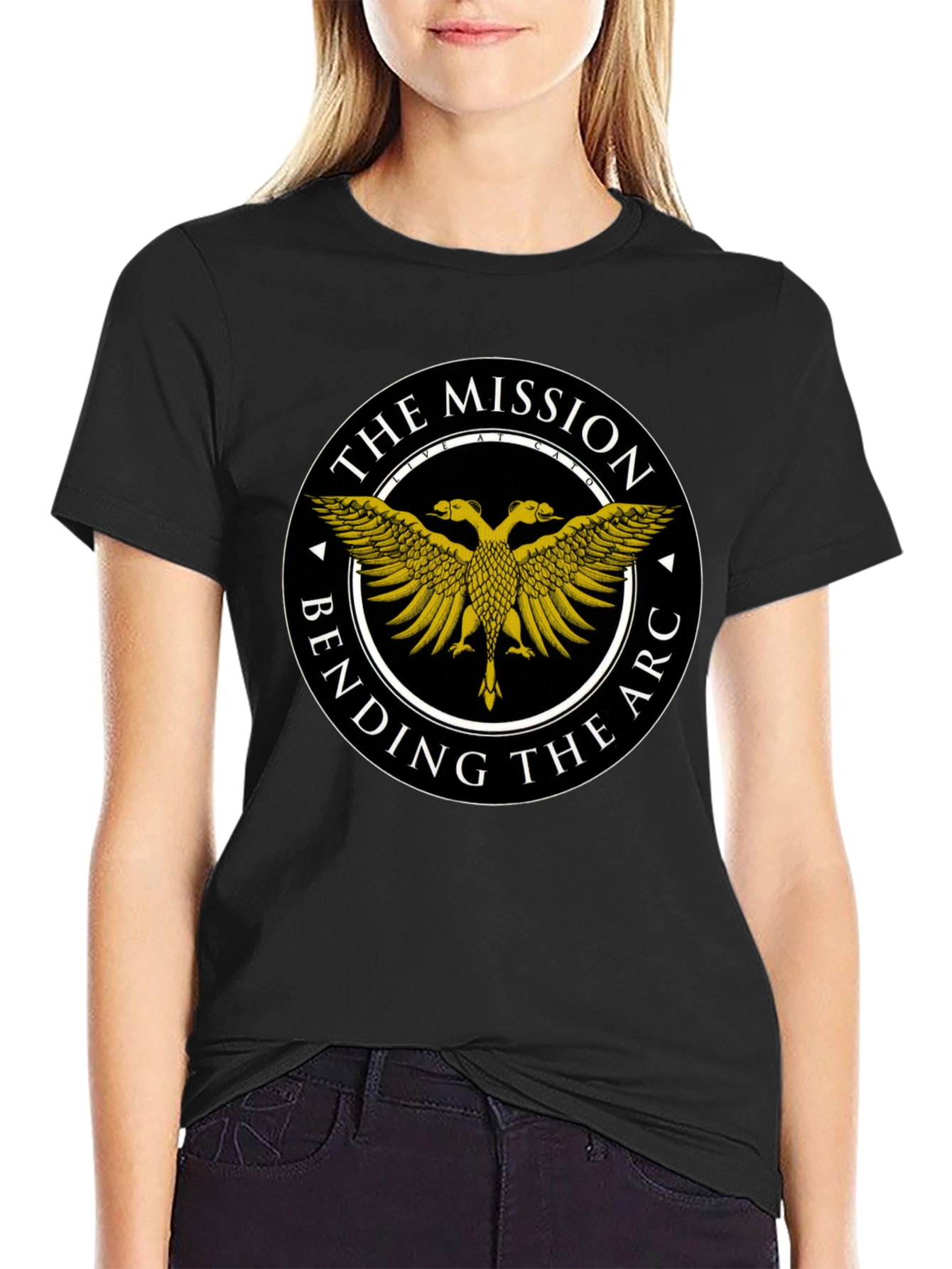 The Mission Bending the Arc Graphic Tee - Black