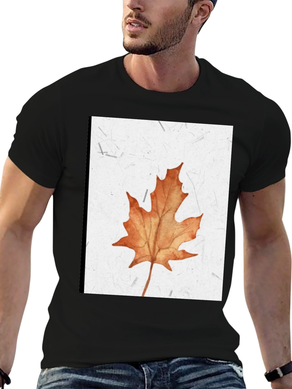 Autumn Leaf T-Shirt - Stylish Graphic Tee