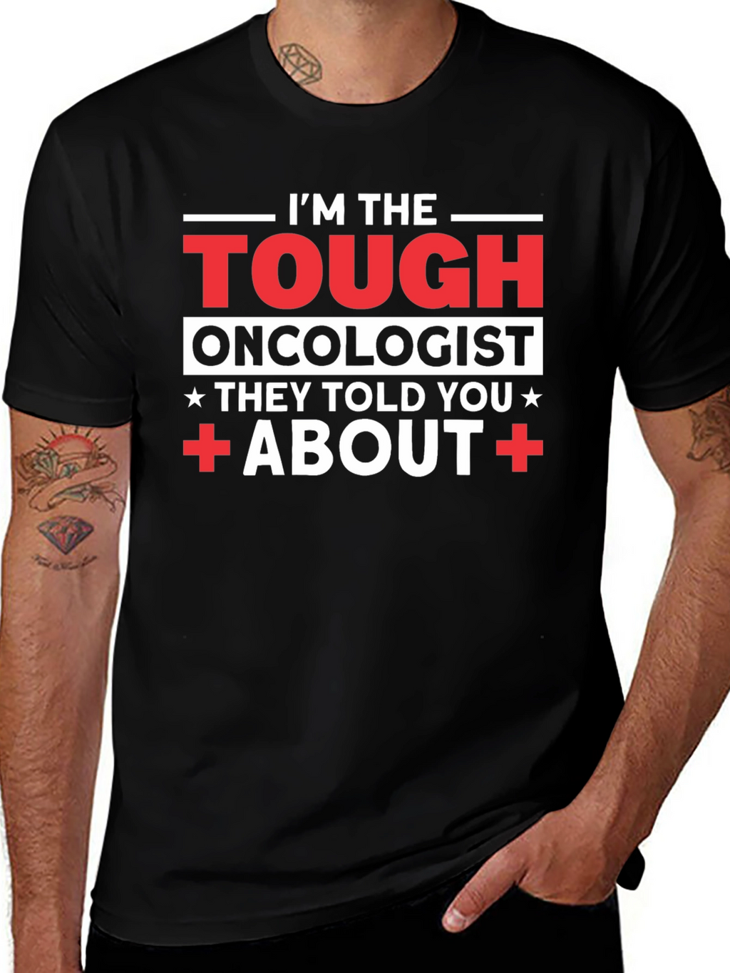 Tough Oncologist Graphic T-Shirt