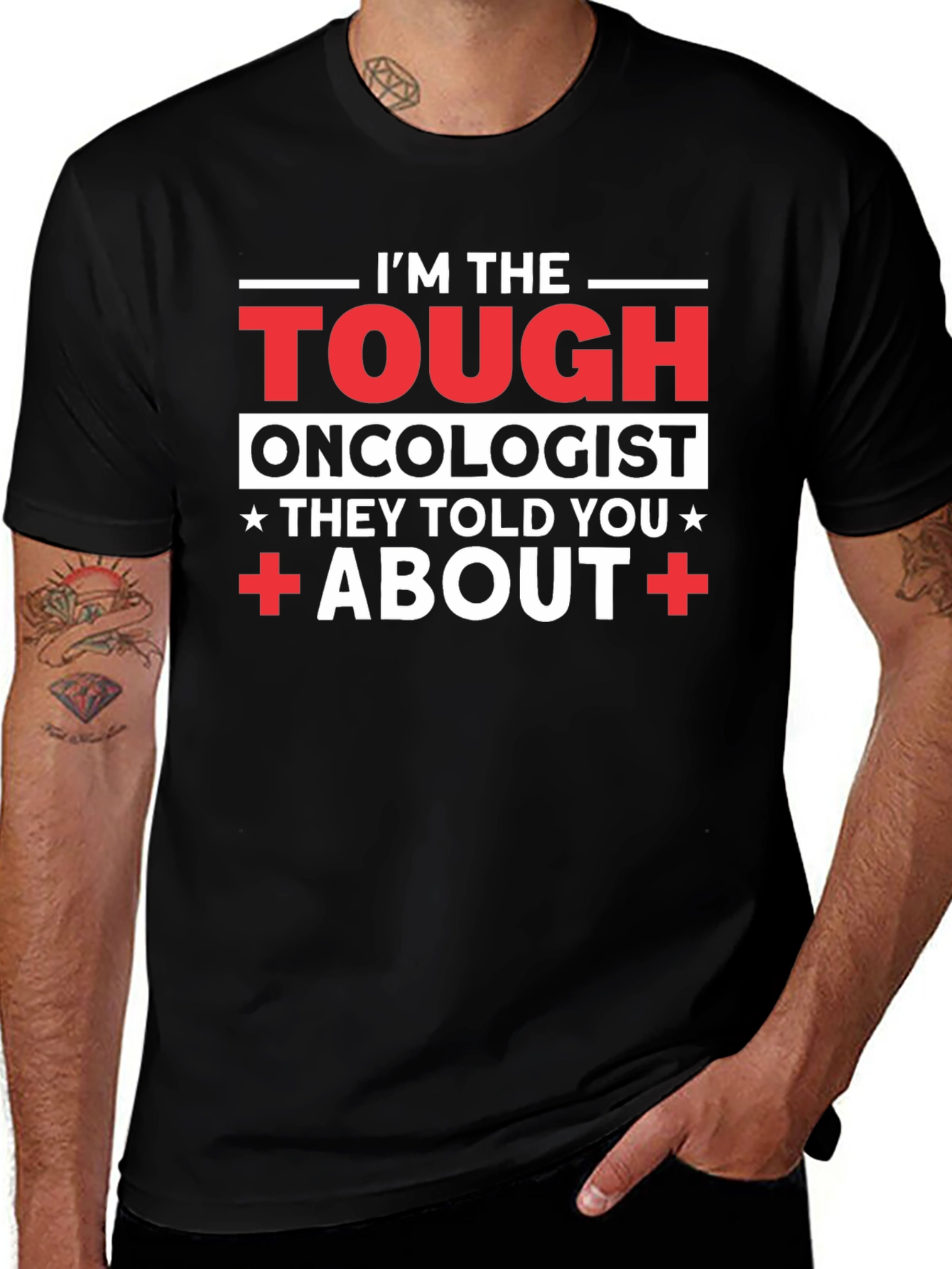 Tough Oncologist Graphic T-Shirt