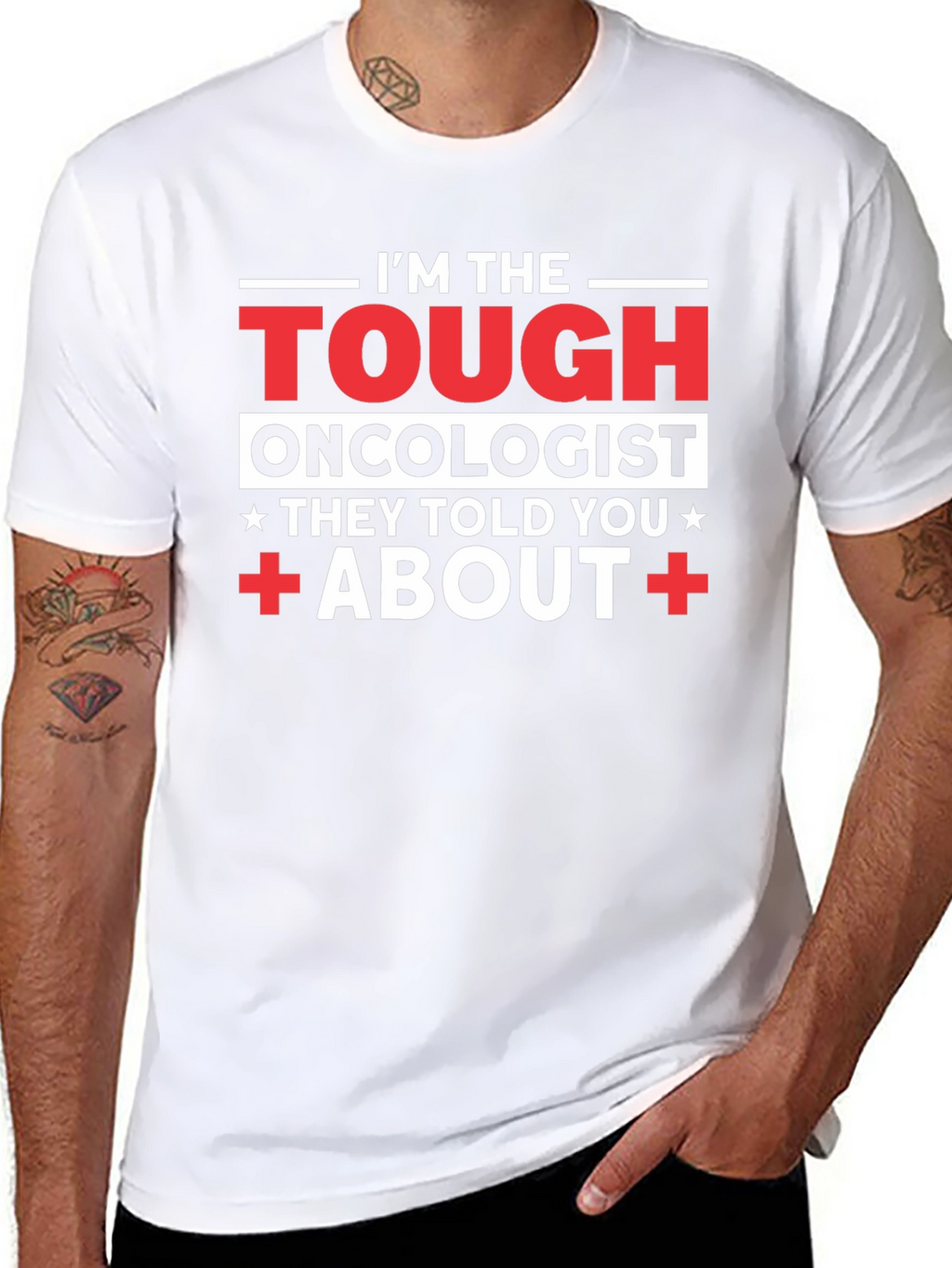Tough Oncologist Graphic T-Shirt