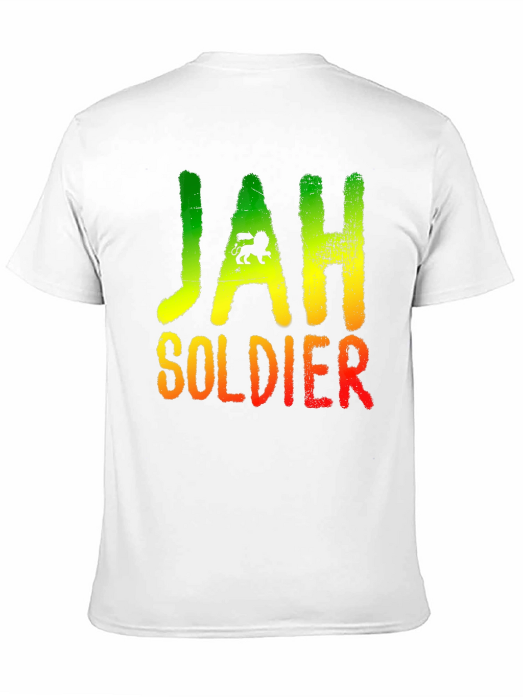 Rasta Lion Jah Soldier Graphic T-Shirt