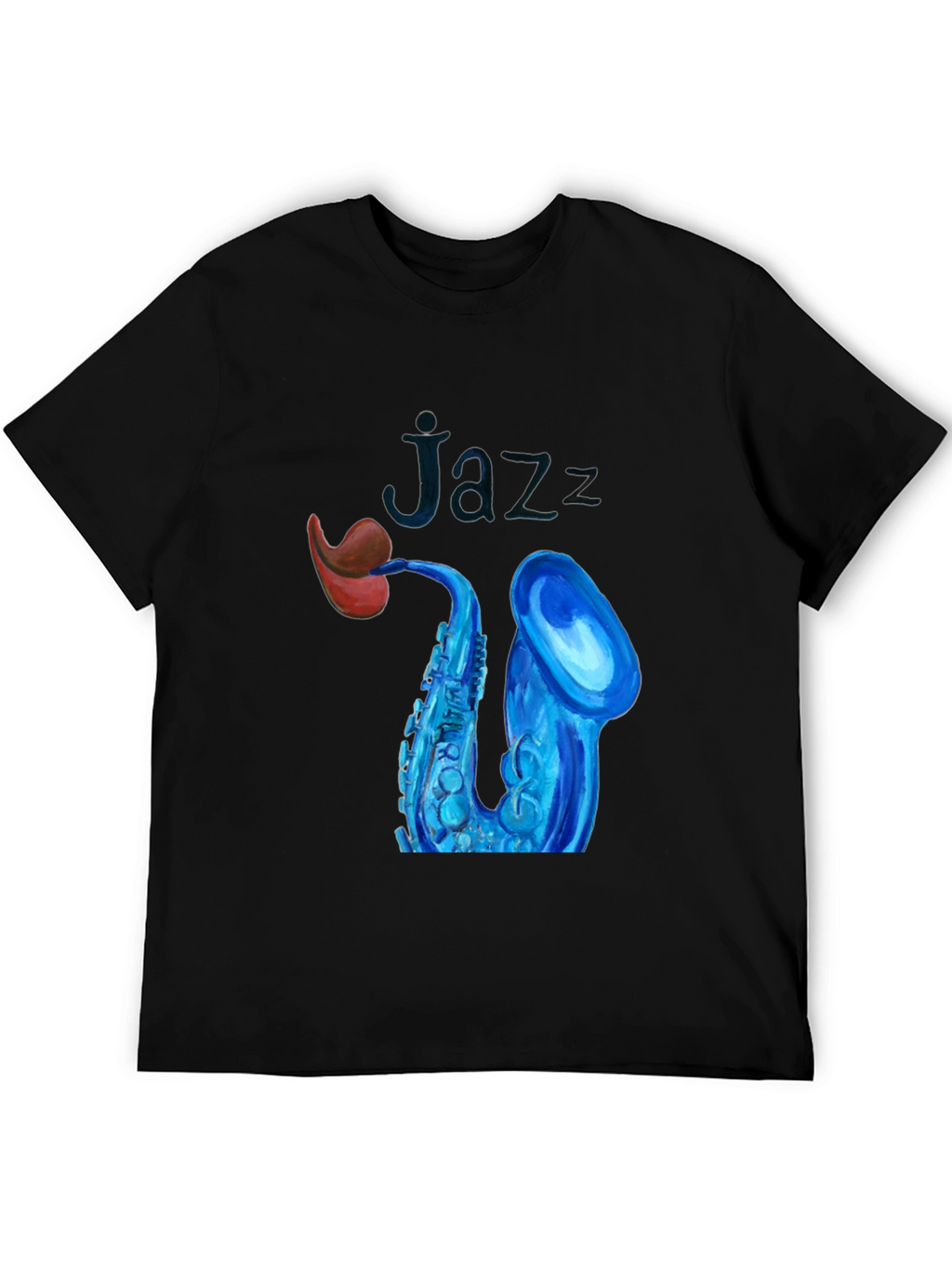 Jazz Saxophone Graphic Tee - Stylish Music Lover T-Shirt