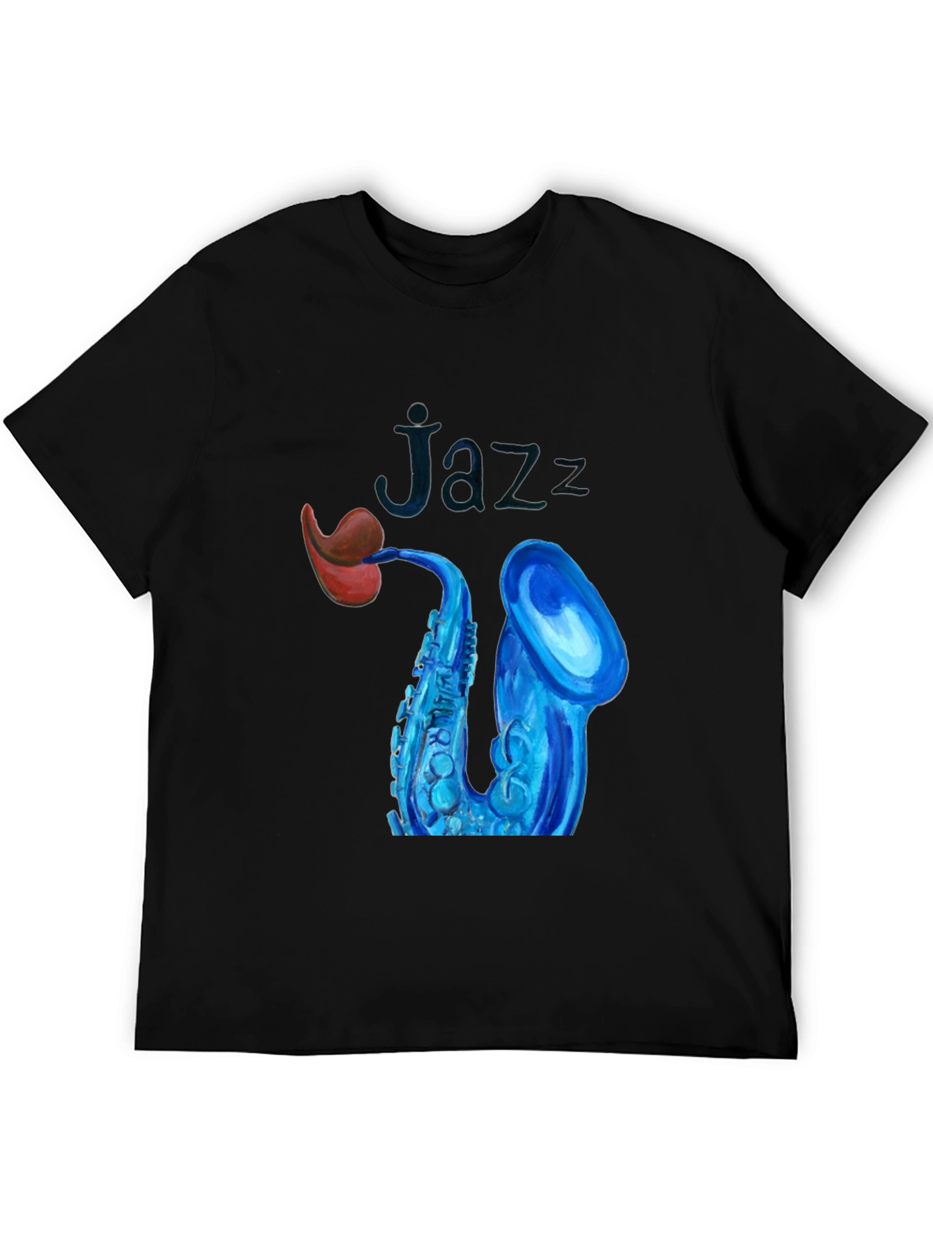 Jazz Saxophone Graphic Tee - Stylish Music Lover T-Shirt
