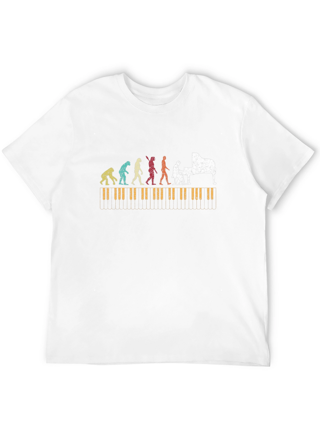 Piano Evolution Graphic T-Shirt