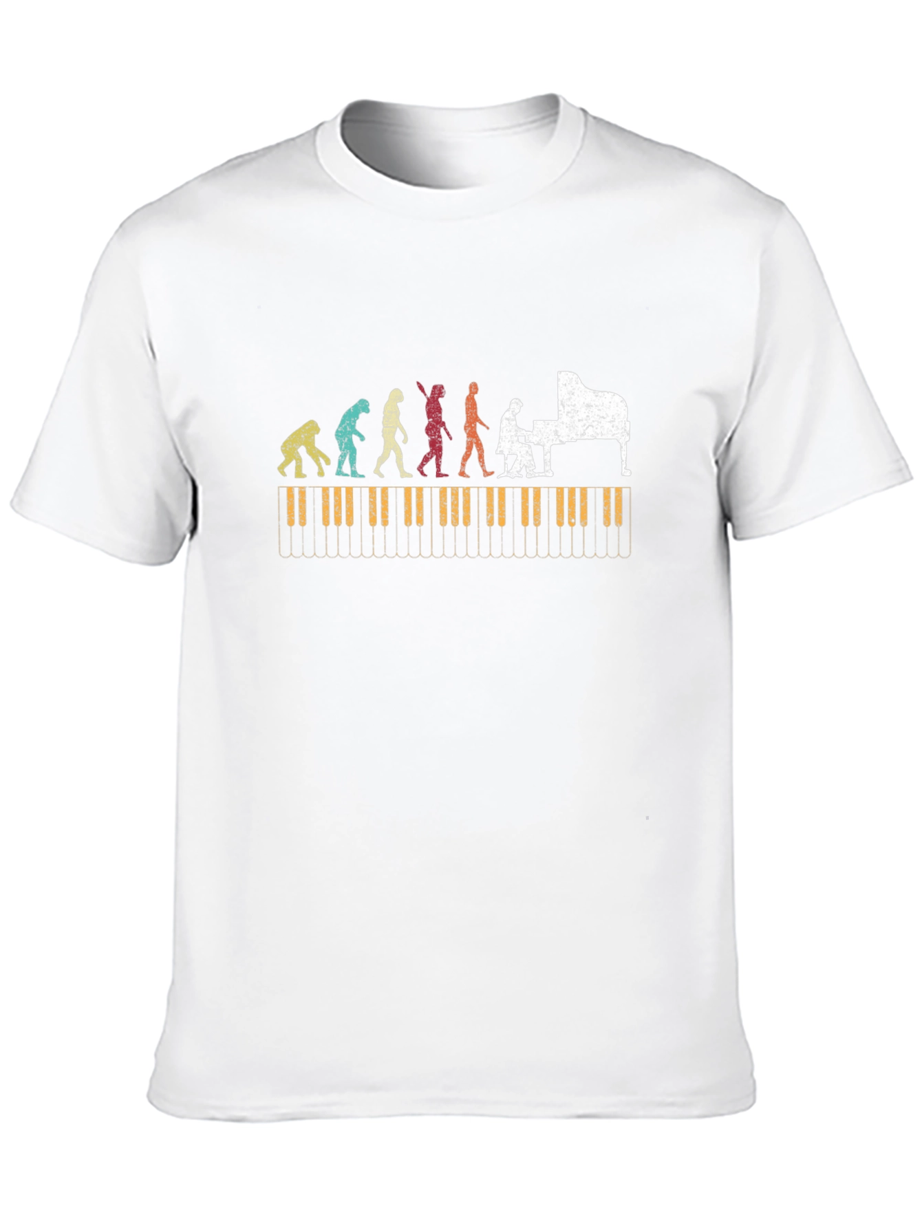 Piano Evolution Graphic T-Shirt