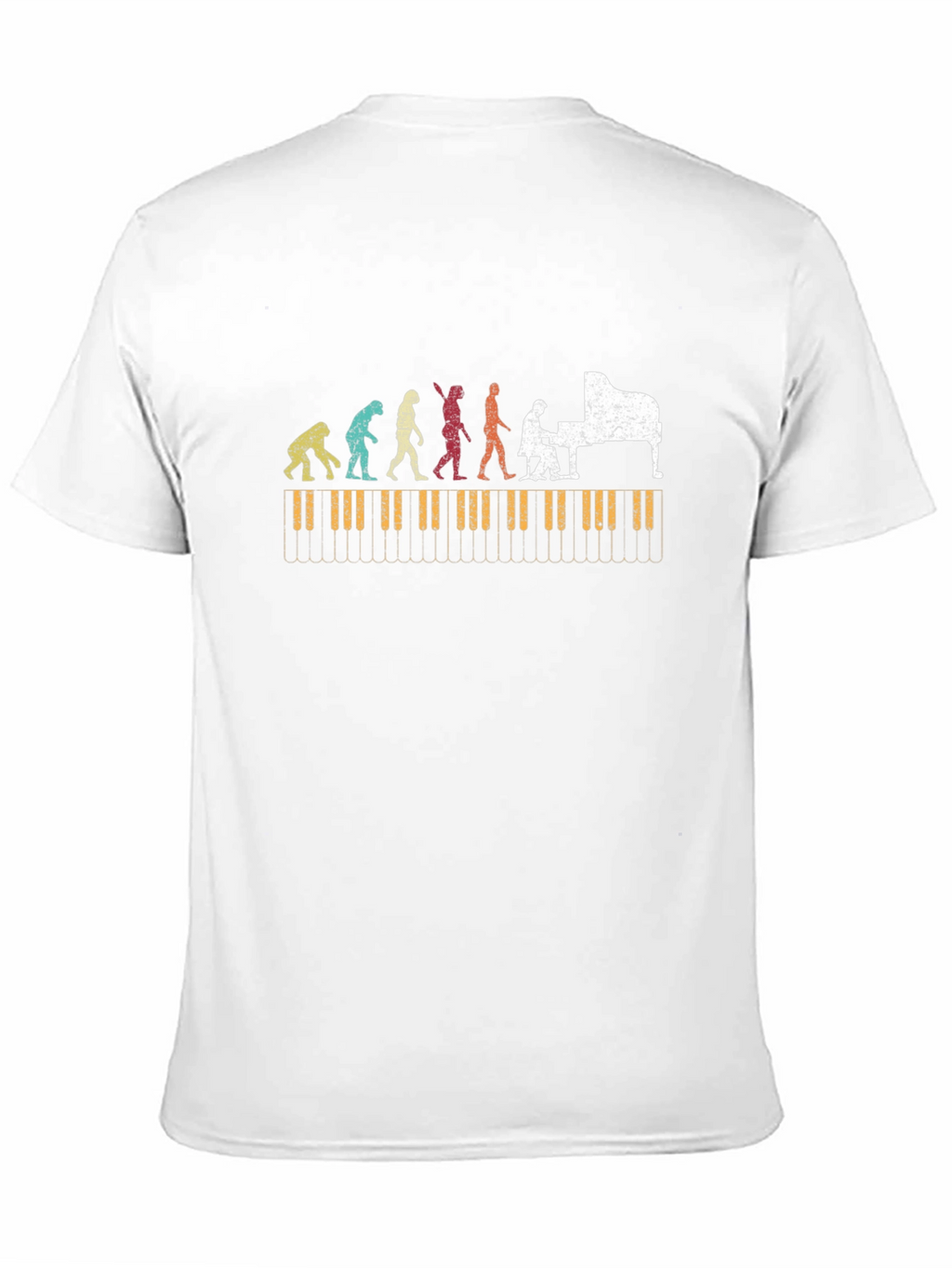 Piano Evolution Graphic T-Shirt