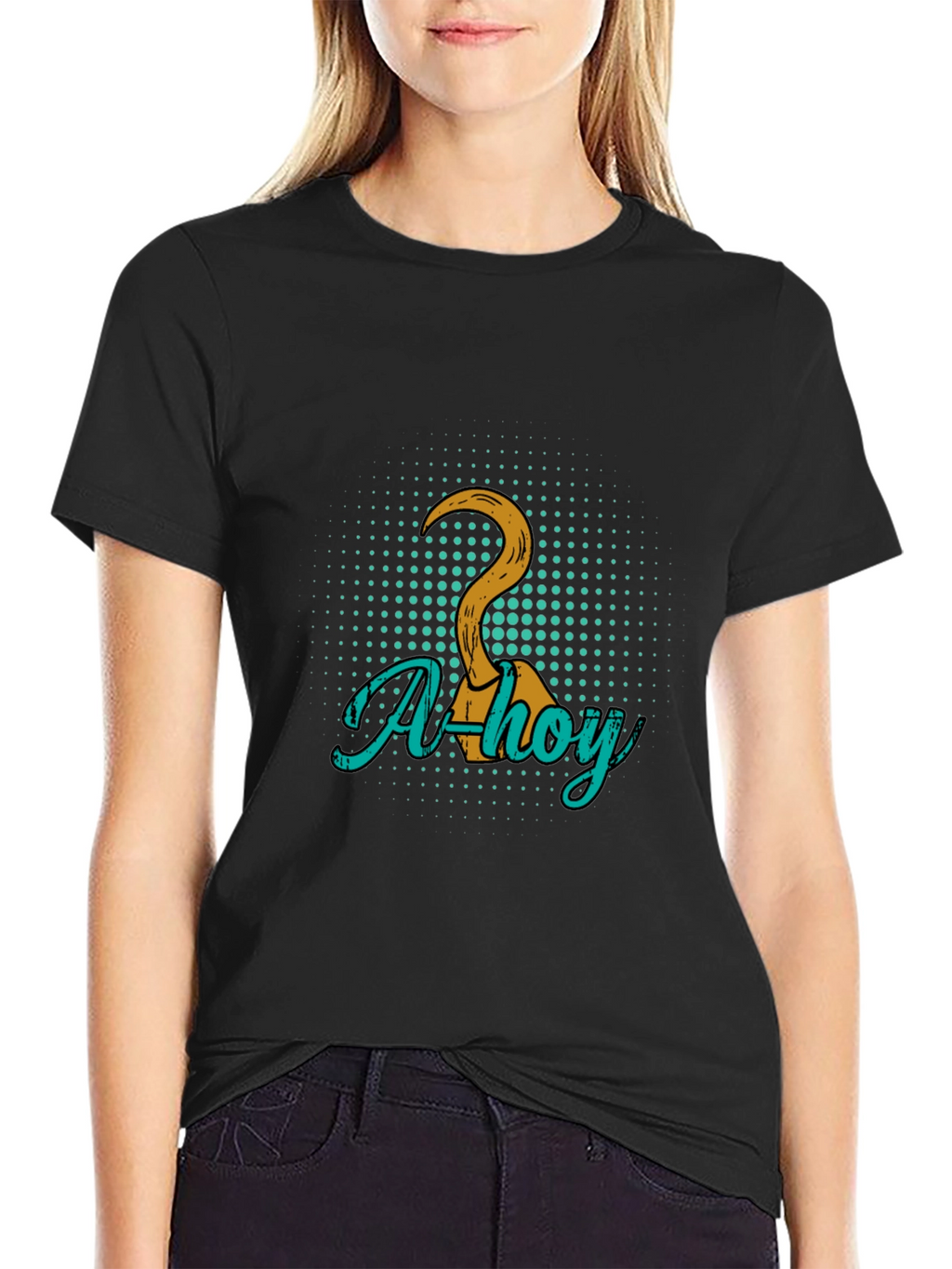 Ahoy Pirate Hook Graphic Tee