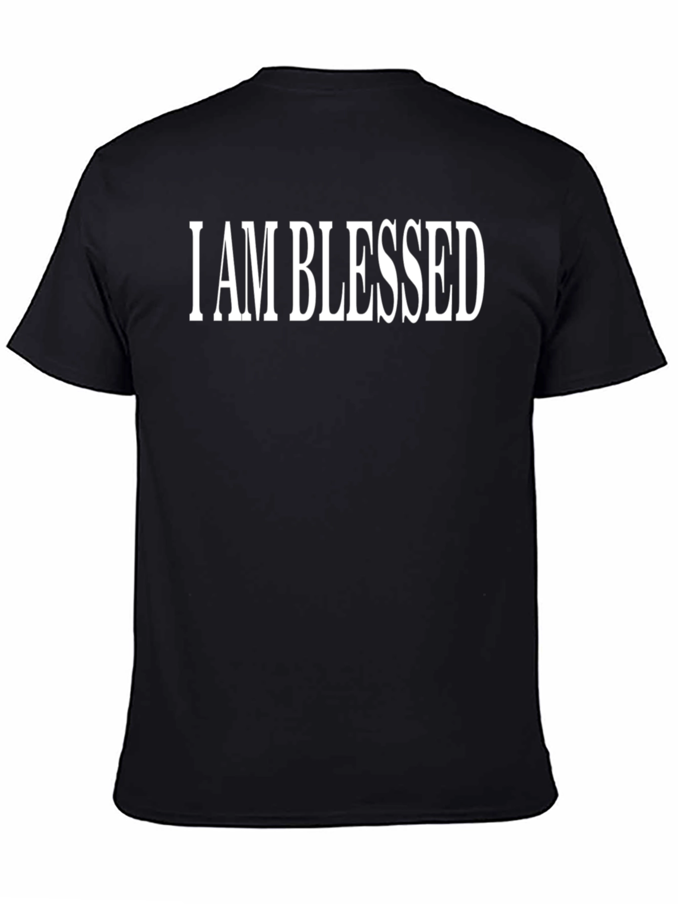I AM BLESSED Graphic Tee - Black