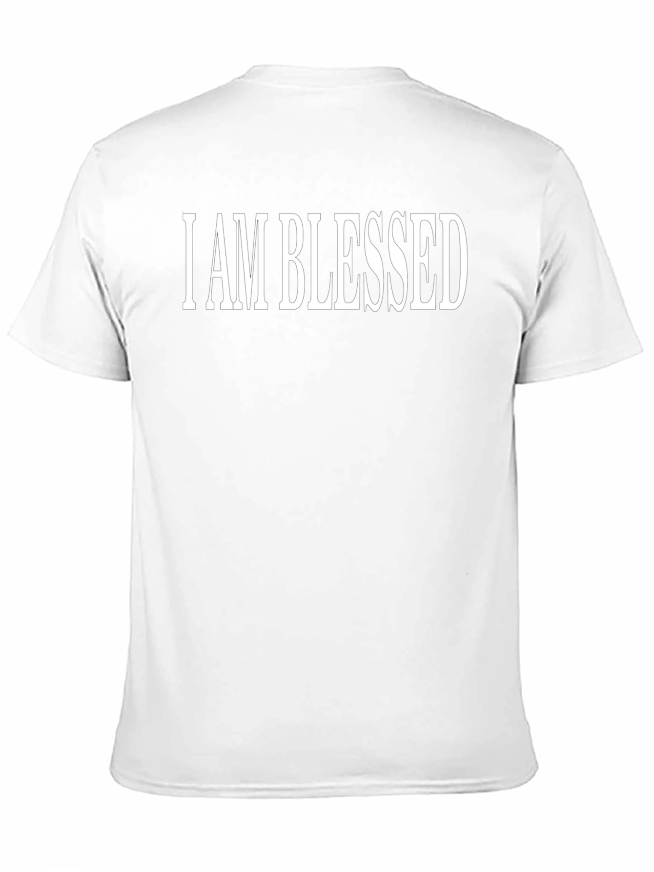 I AM BLESSED Graphic Tee - Black