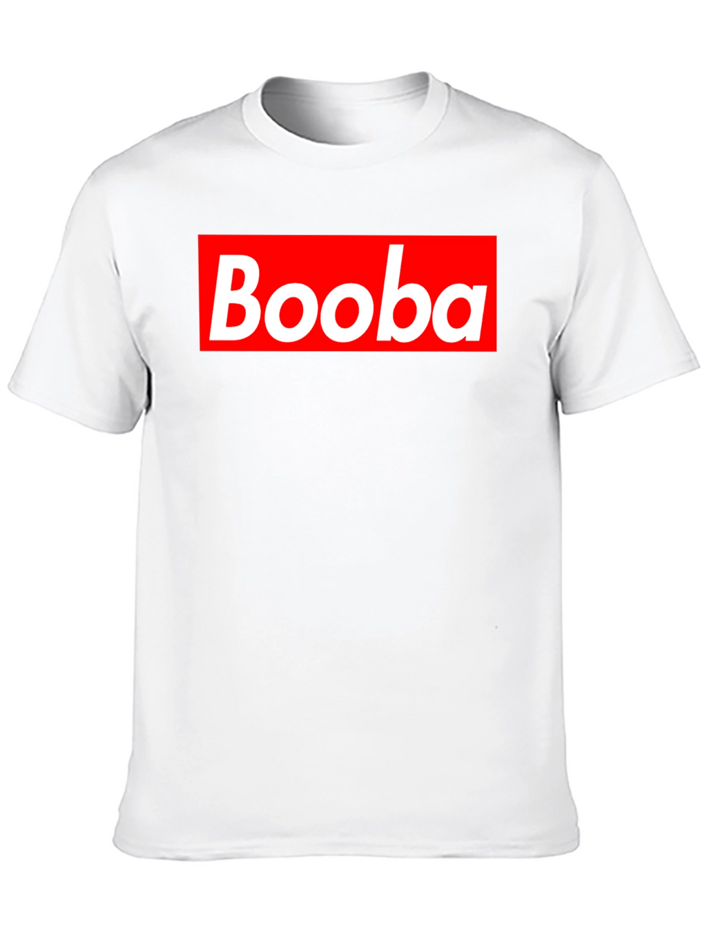 Booba Parody T-Shirt - Red Box Logo Design