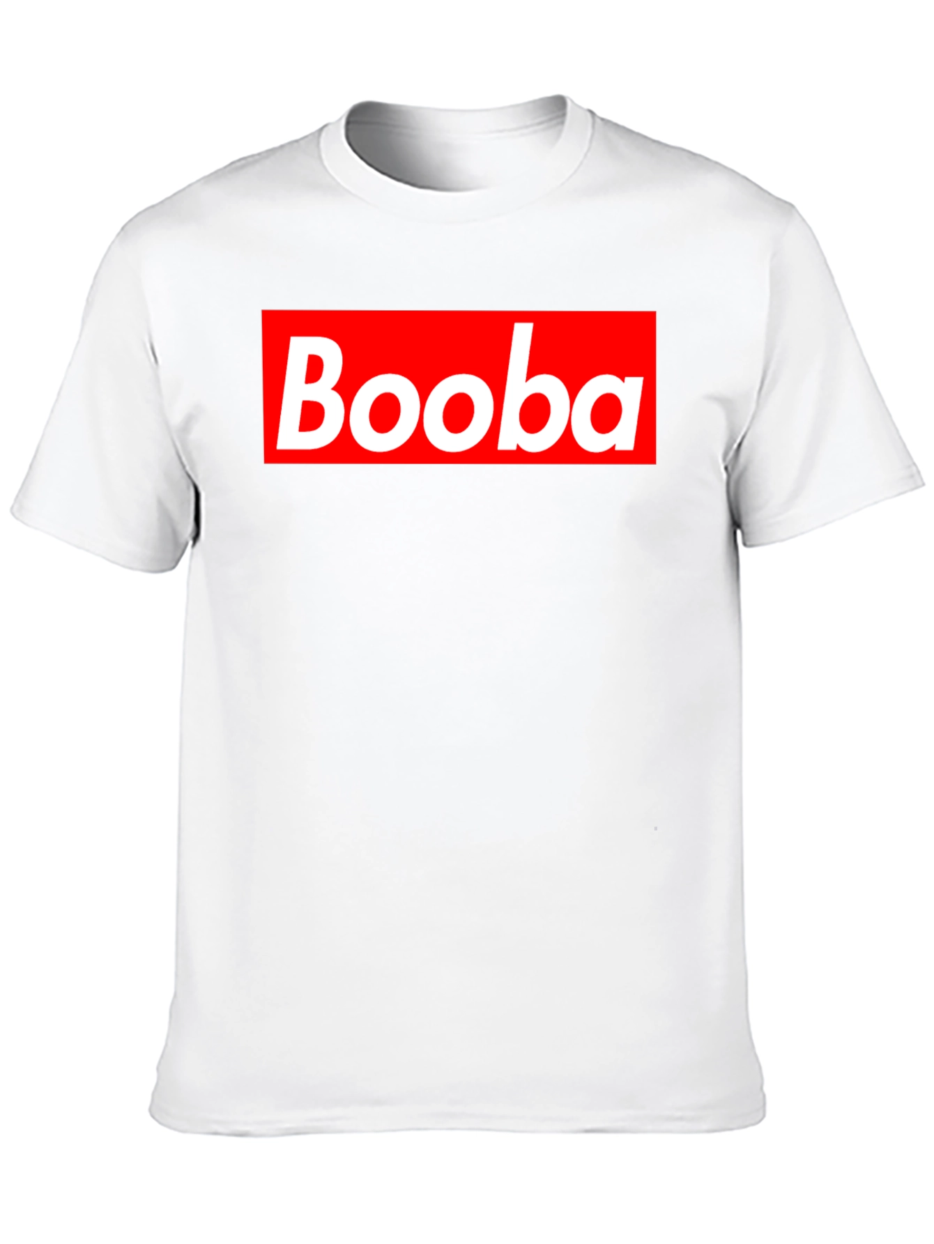 Booba Parody T-Shirt - Red Box Logo Design