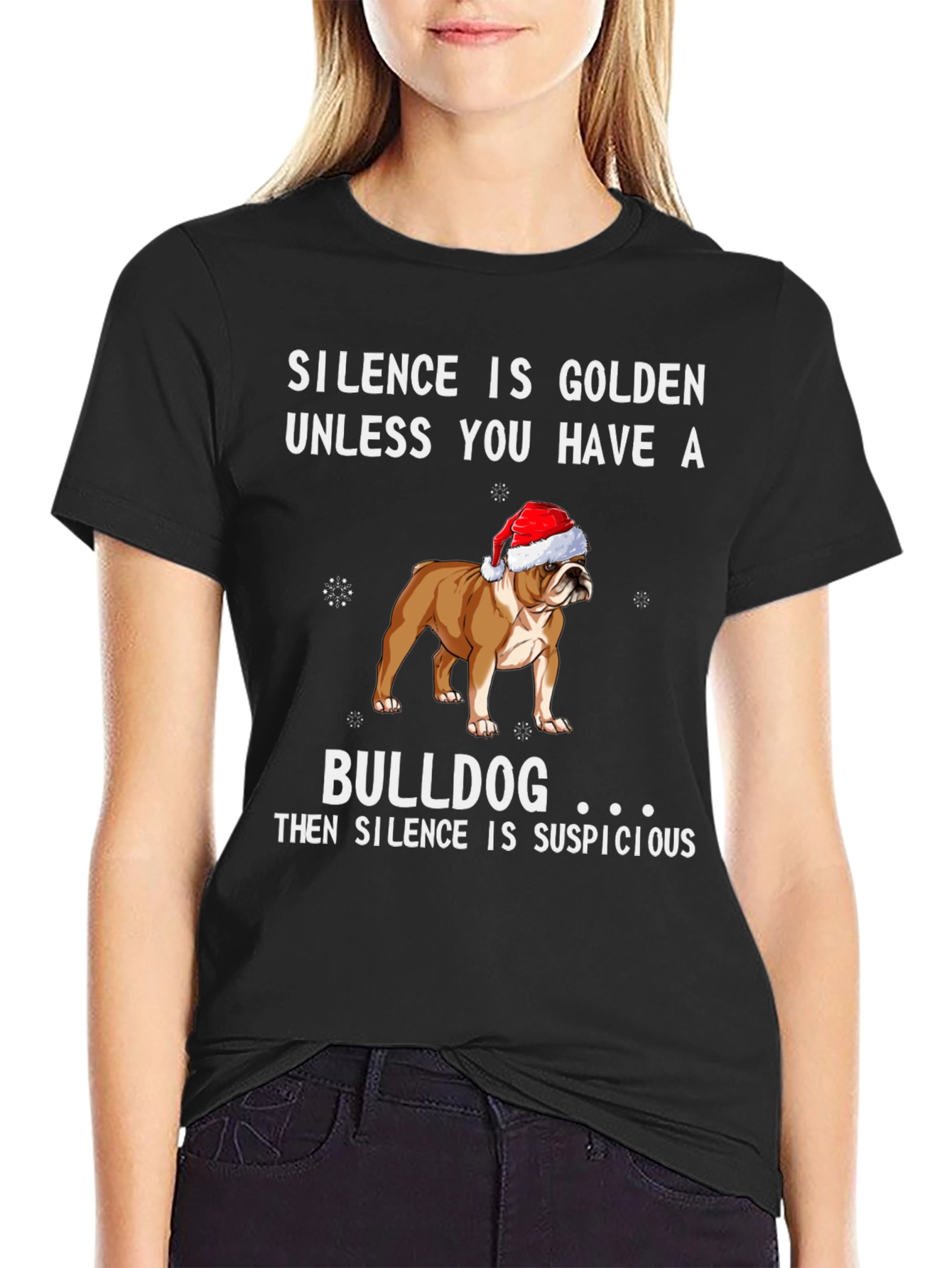 Bulldog Silence Suspicious T-Shirt