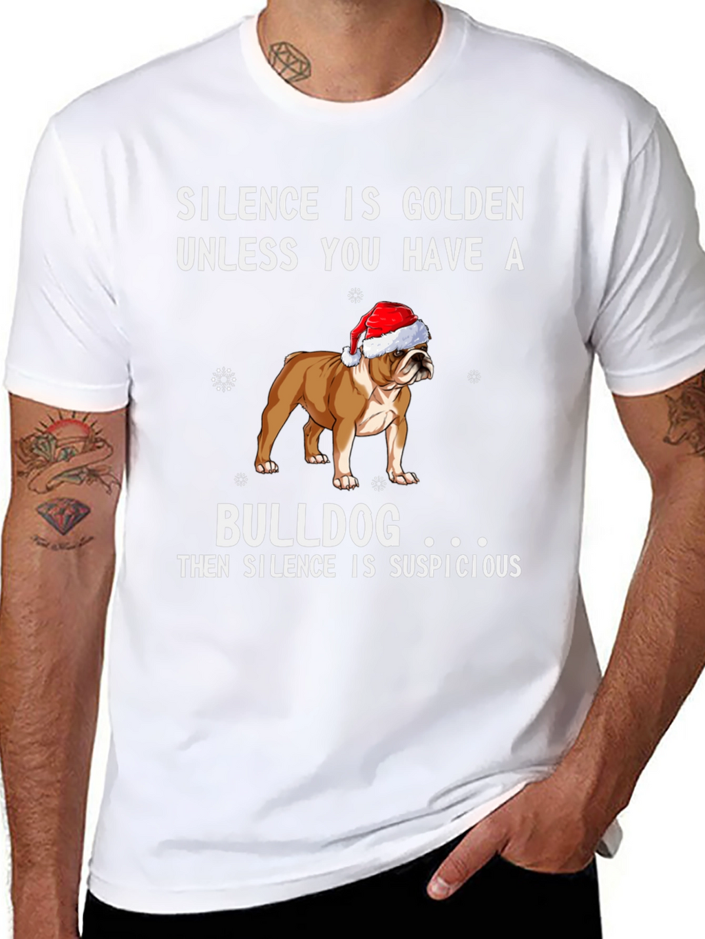 Bulldog Silence Suspicious T-Shirt