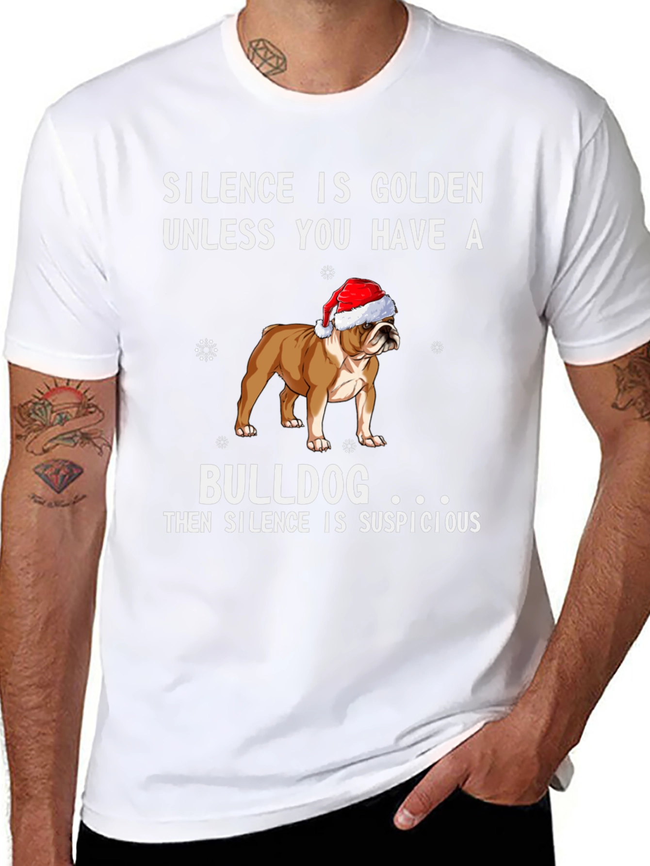 Bulldog Silence Suspicious T-Shirt
