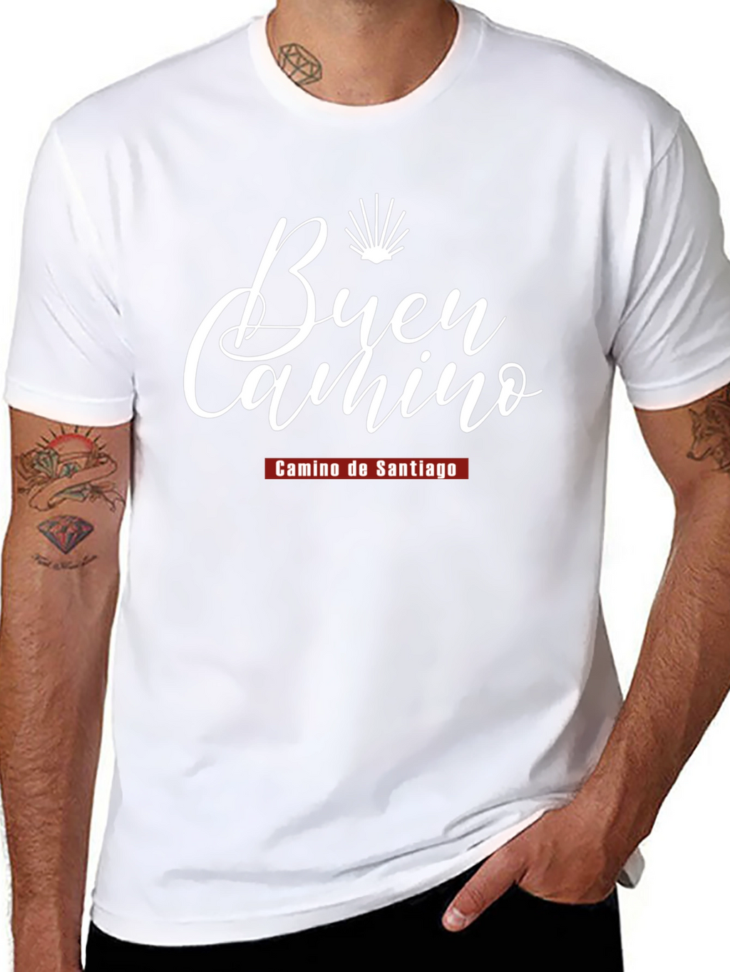 Buen Camino T-Shirt - Camino de Santiago Pilgrimage