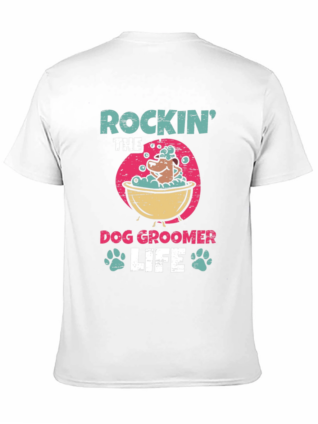 Rockin the Dog Groomer Life Graphic Tee