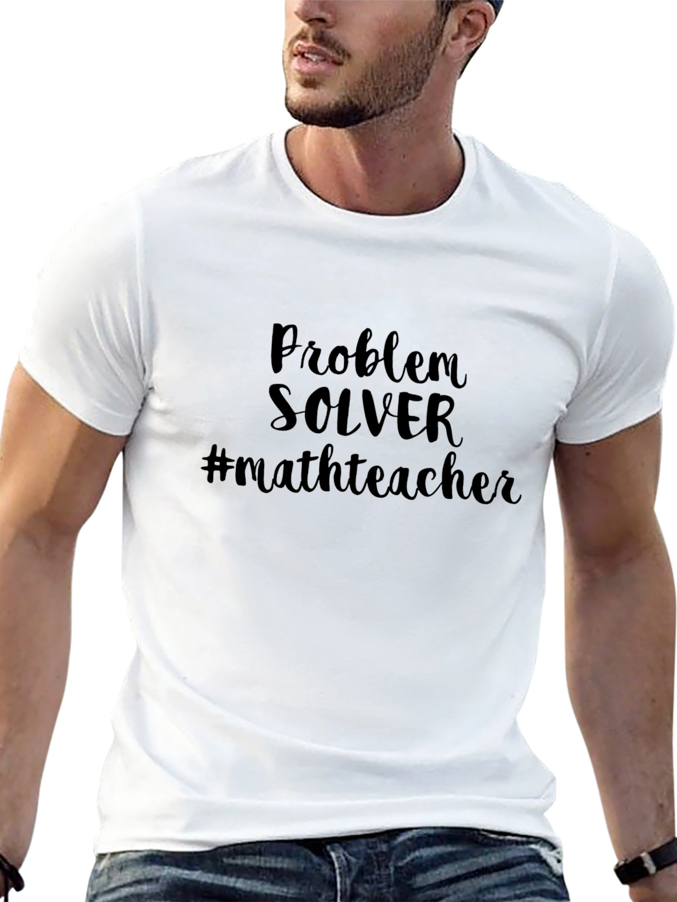 Problem Solver Math Teacher Graphic Tee