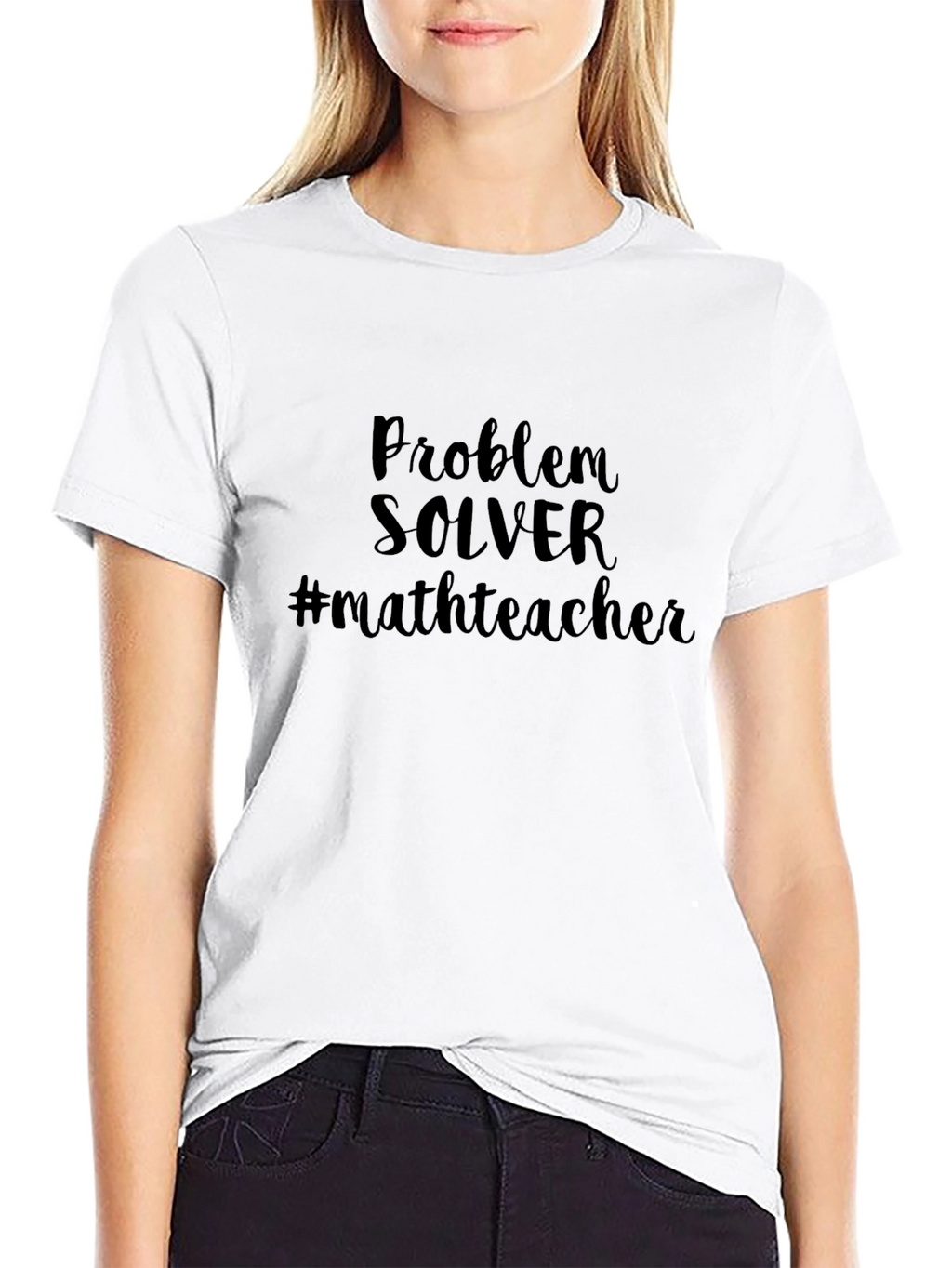 Problem Solver Math Teacher Graphic Tee