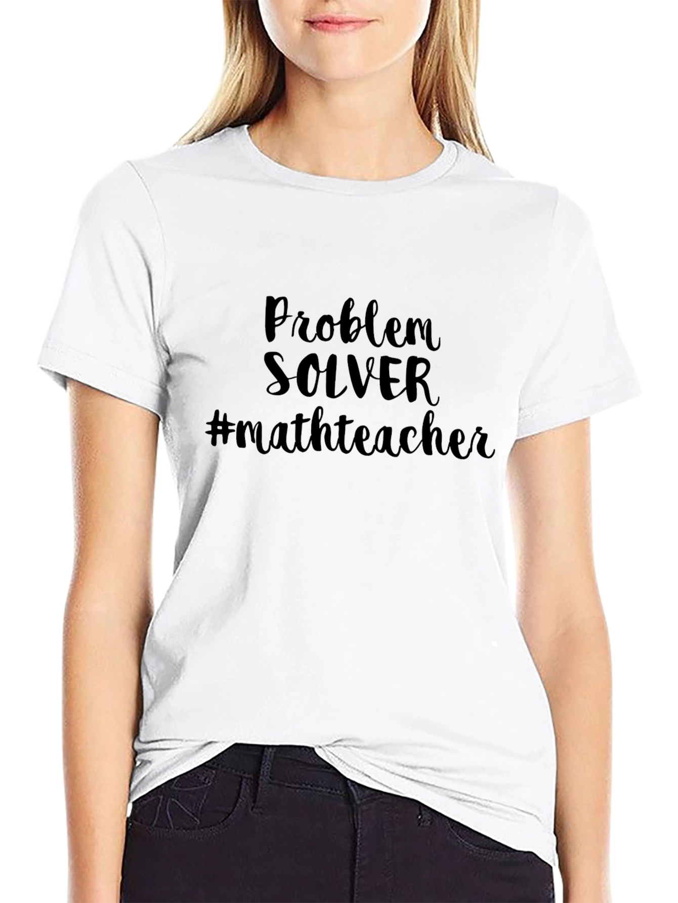 Problem Solver Math Teacher Graphic Tee