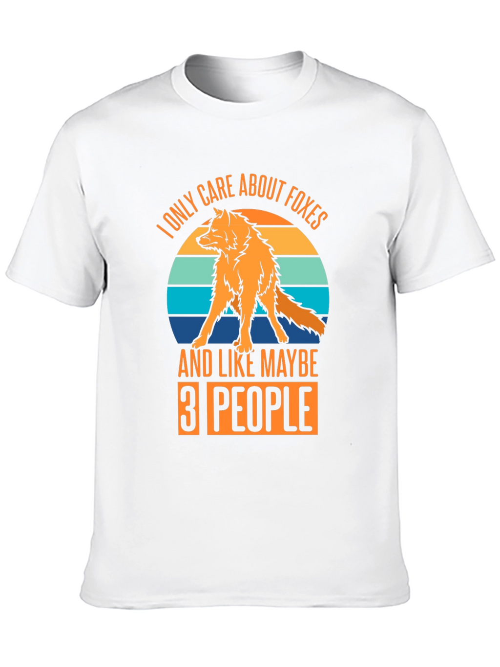 I Only Care About Foxes Graphic Tee