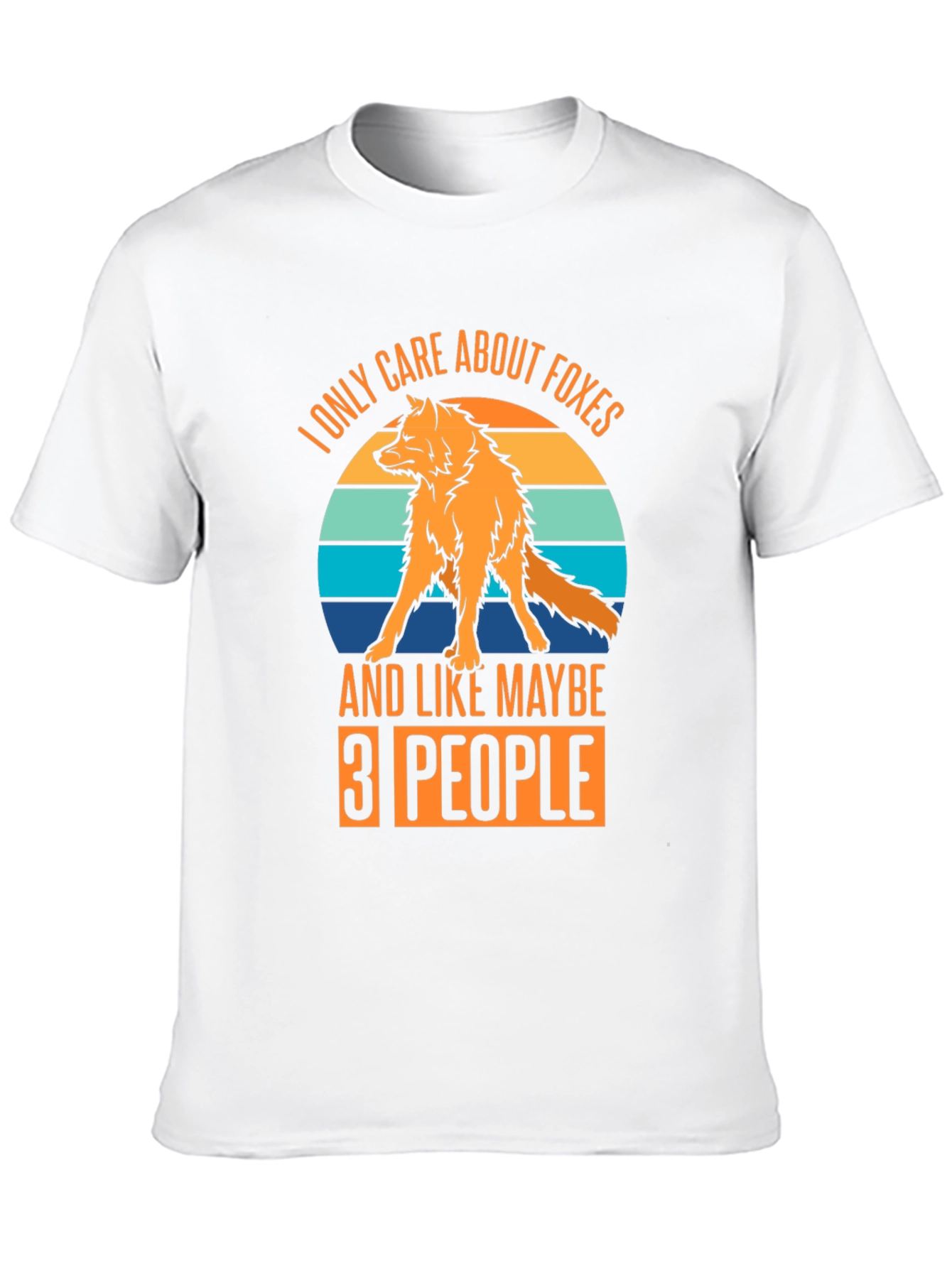 I Only Care About Foxes Graphic Tee