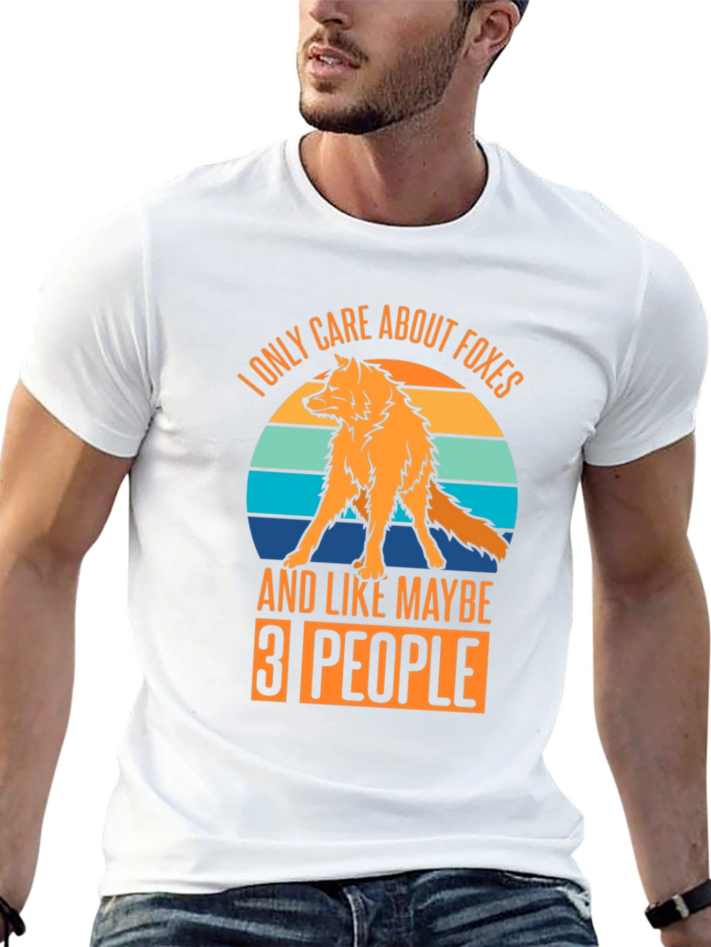 I Only Care About Foxes Graphic Tee