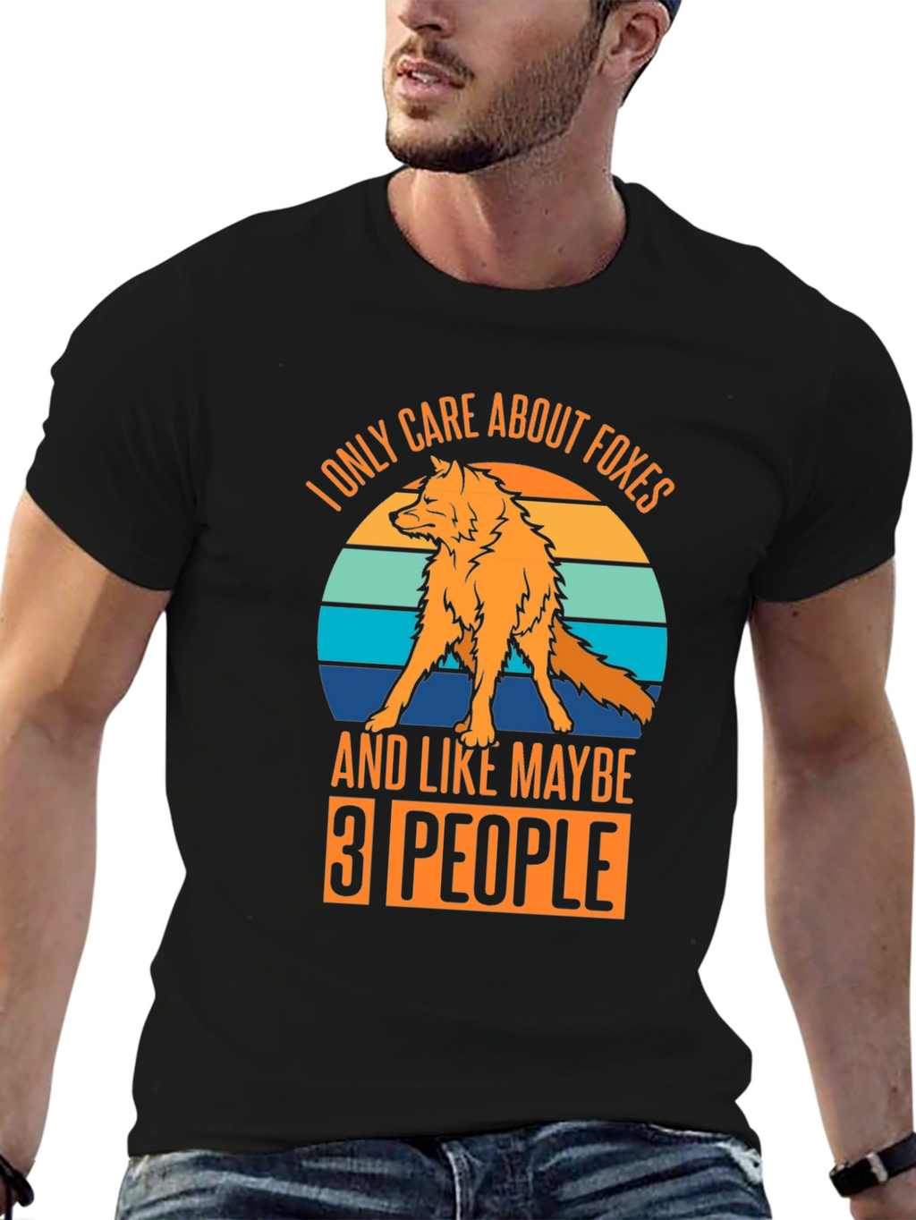 I Only Care About Foxes Graphic Tee