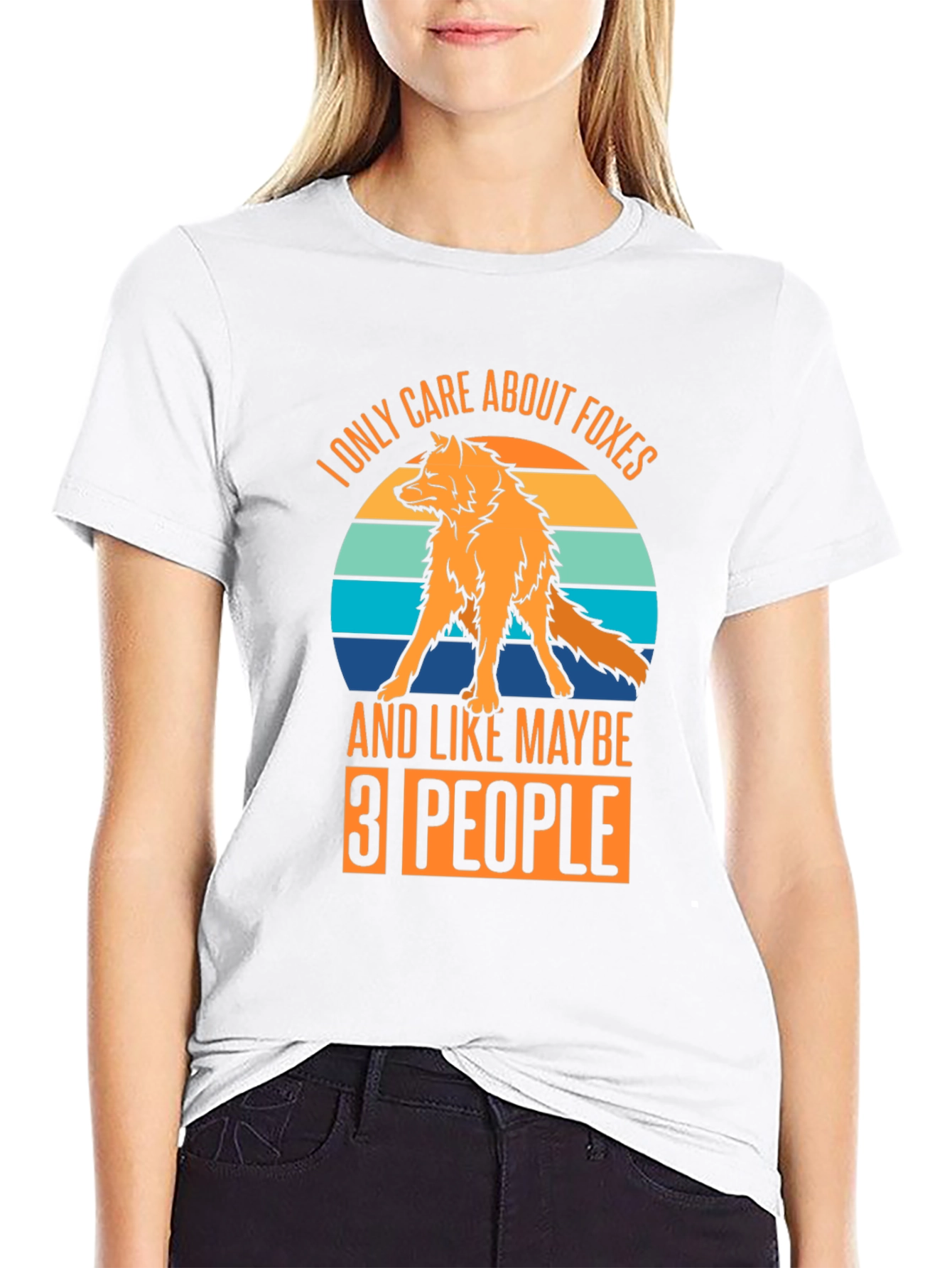 I Only Care About Foxes Graphic Tee