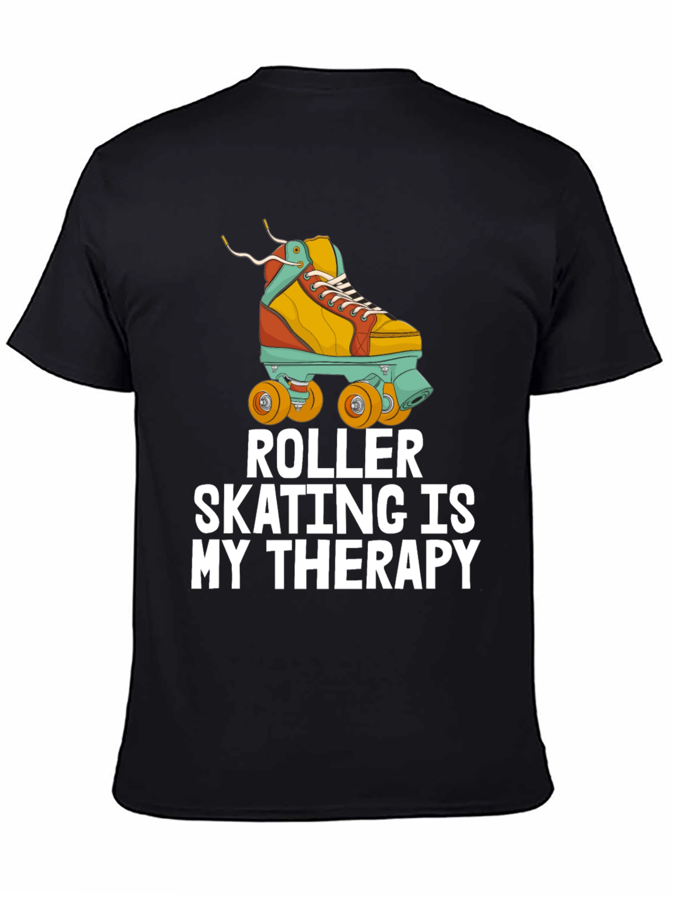 Roller Skating is My Therapy T-Shirt - Cool Skater Tee