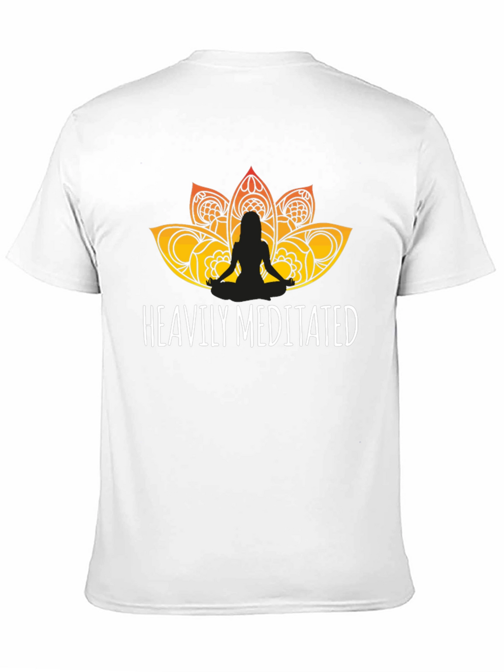 Heavily Meditated Graphic Tee - Black