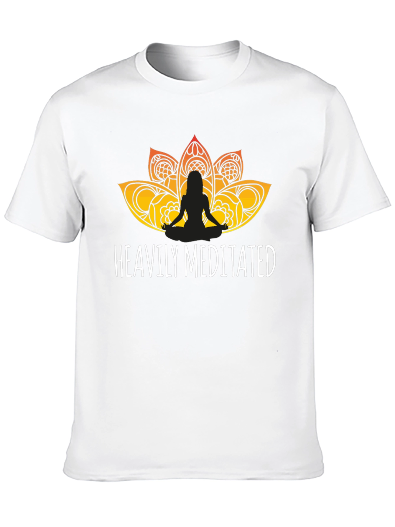 Heavily Meditated Graphic Tee - Black