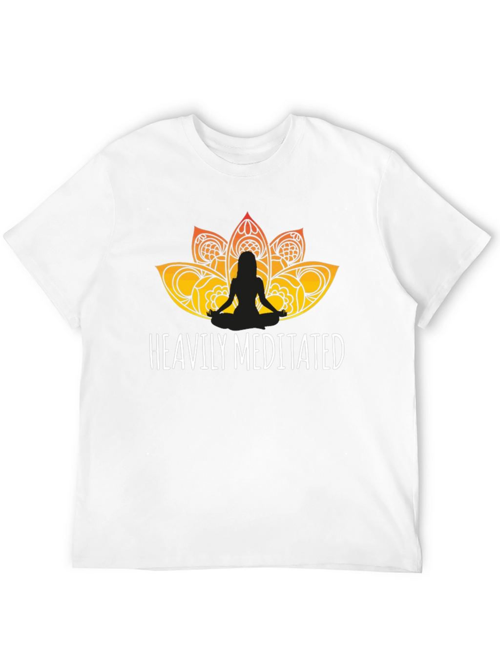 Heavily Meditated Graphic Tee - Black