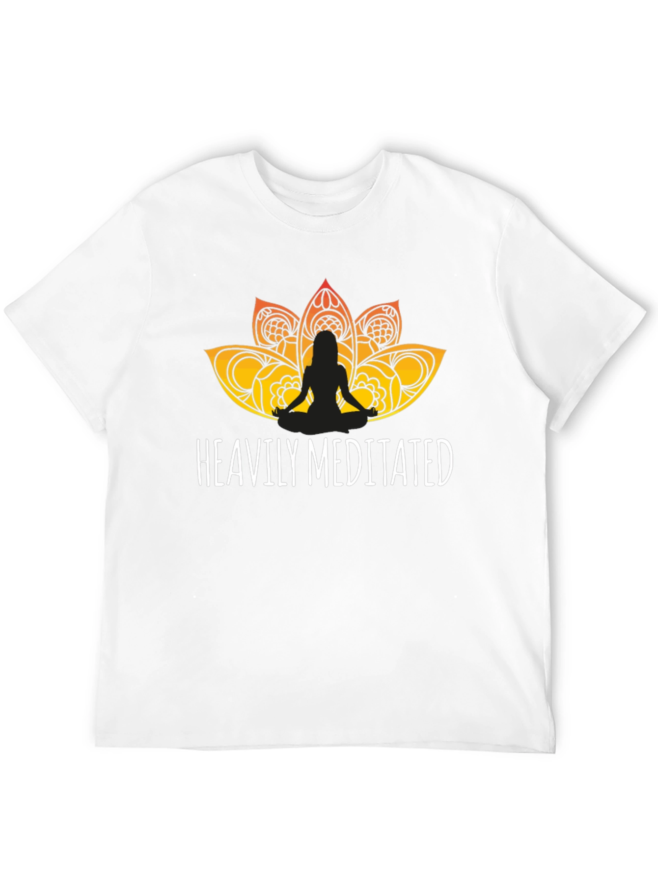 Heavily Meditated Graphic Tee - Black