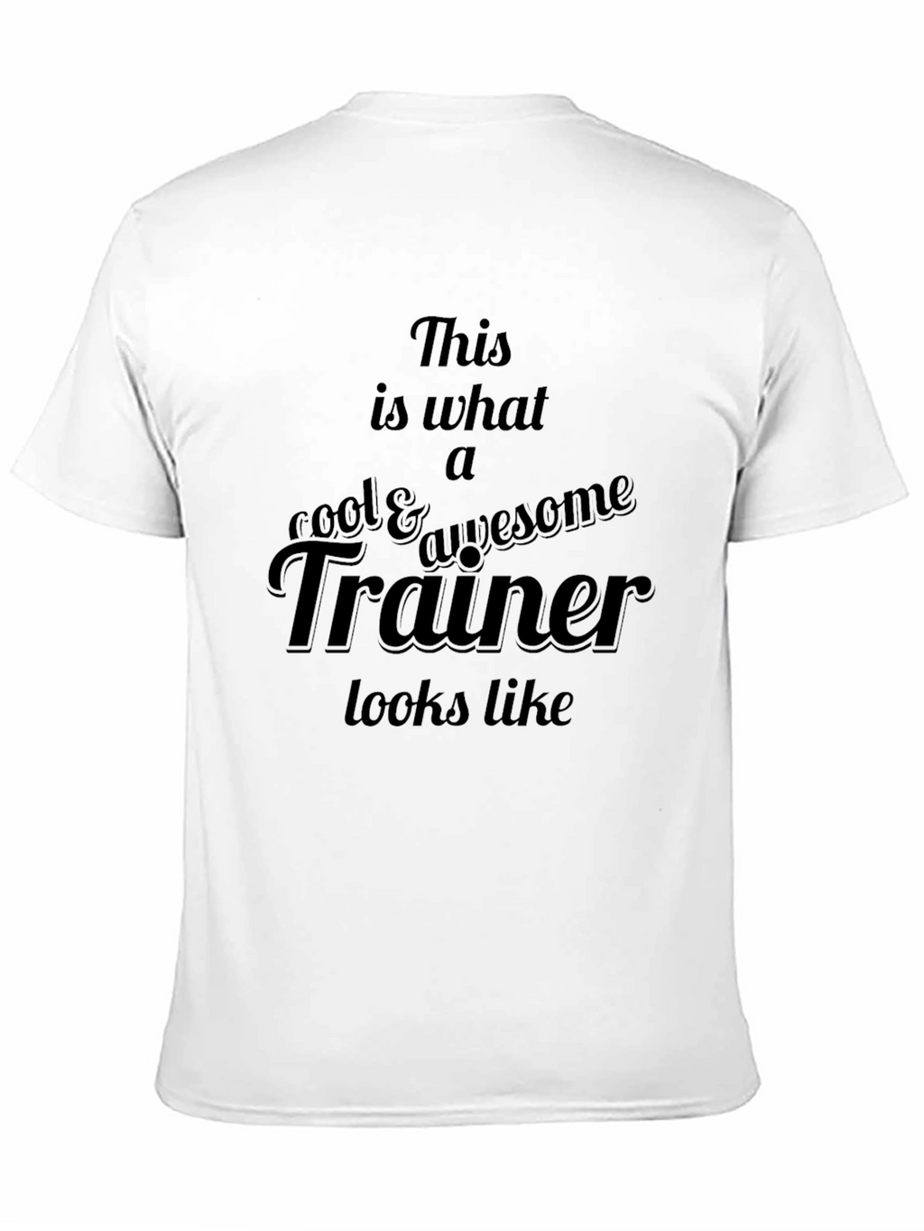 Cool Trainer Graphic Tee - Black Casual T-Shirt