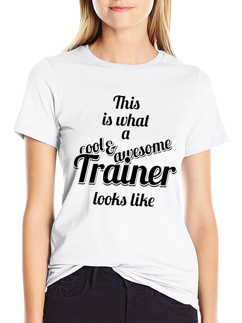 Cool Trainer Graphic Tee - Black Casual T-Shirt