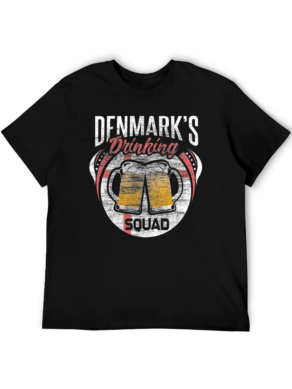 Denmark Drinking Squad Tee - Perfect Party Shirt